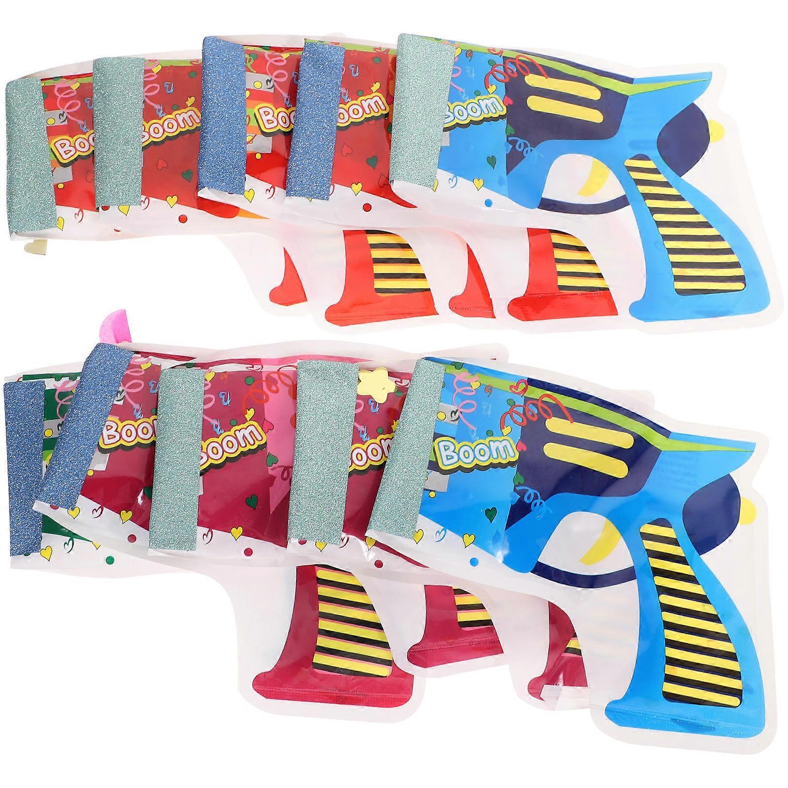 Assorted Color Confetti Shooters for Playing 10Pcs Inflatable