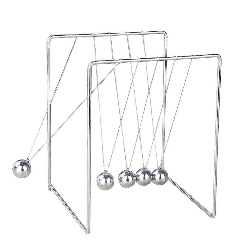 Newton Adornment Dynamics Experiment Tool Square Silver