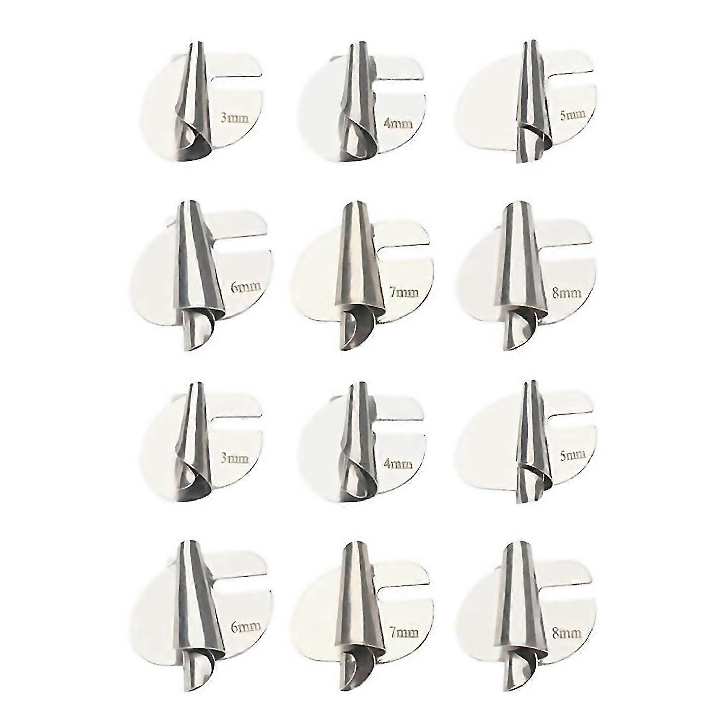 For 12pcs Sewing Rolled Hemmer Foot Set Sewing Machine Presser