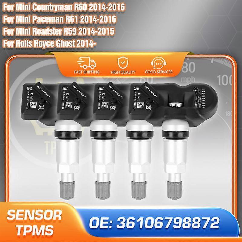 Applicable TPMS Sensor 36106798872 For Mini R57 R58 R59 Mini R60 R61 2014-2016 Rolls Royce Ghost Dawn Wraith Tire Pressure Monitor Sensor