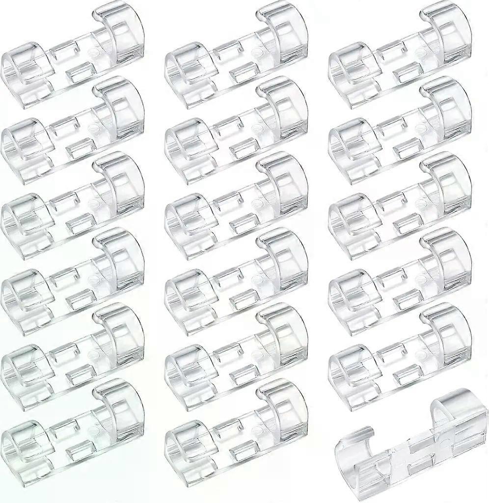 120 Pieces Self-Adhesive Cable Clips, Round Cable Holder, Cable Organizer, Cable