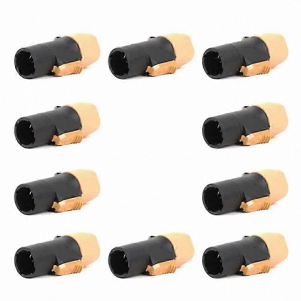 10-Pack 3-Pin Locking Male Plug Connector Yellow NAC3FX-W Replacement