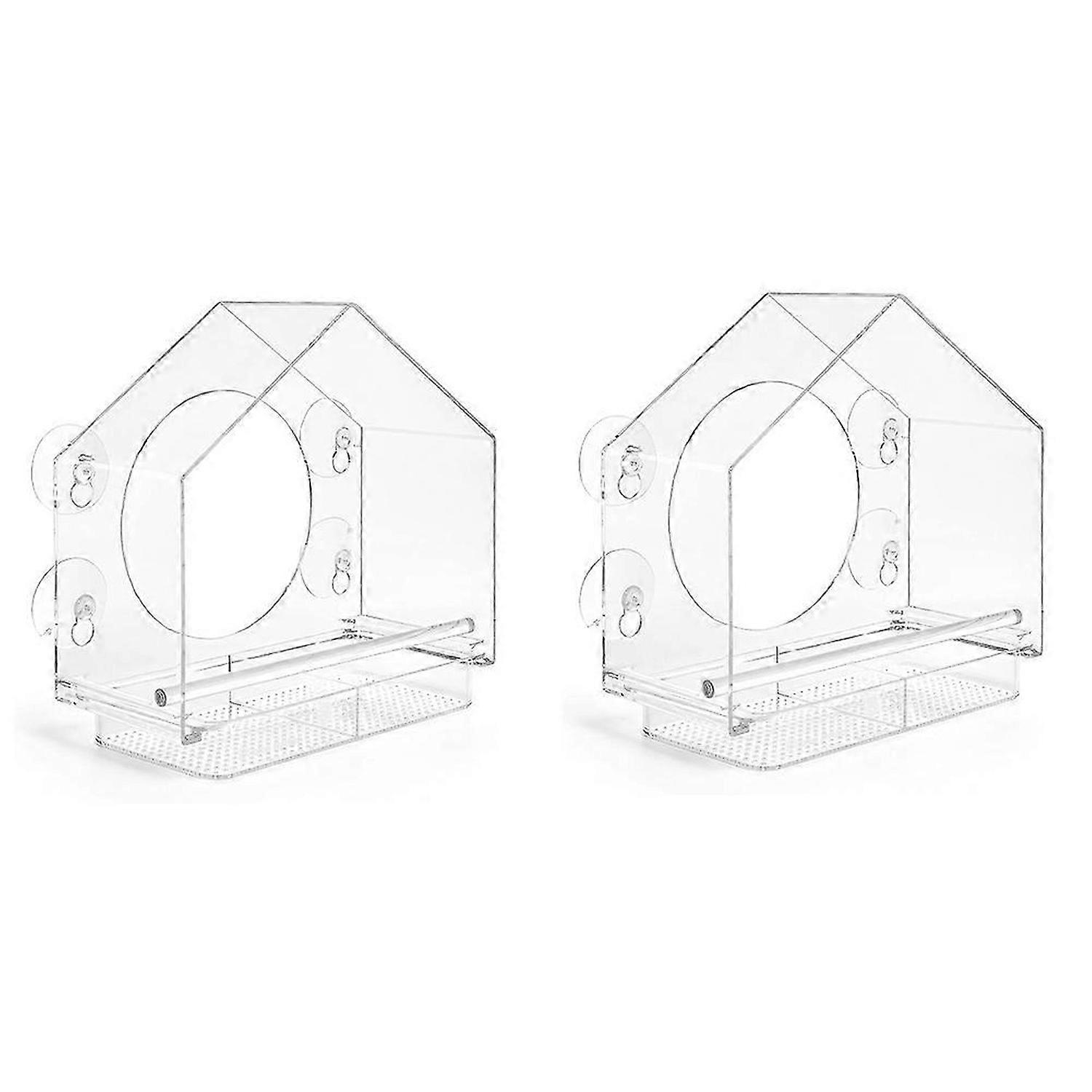 Medium wall Plastic birdcage Transparent small pet birdcage