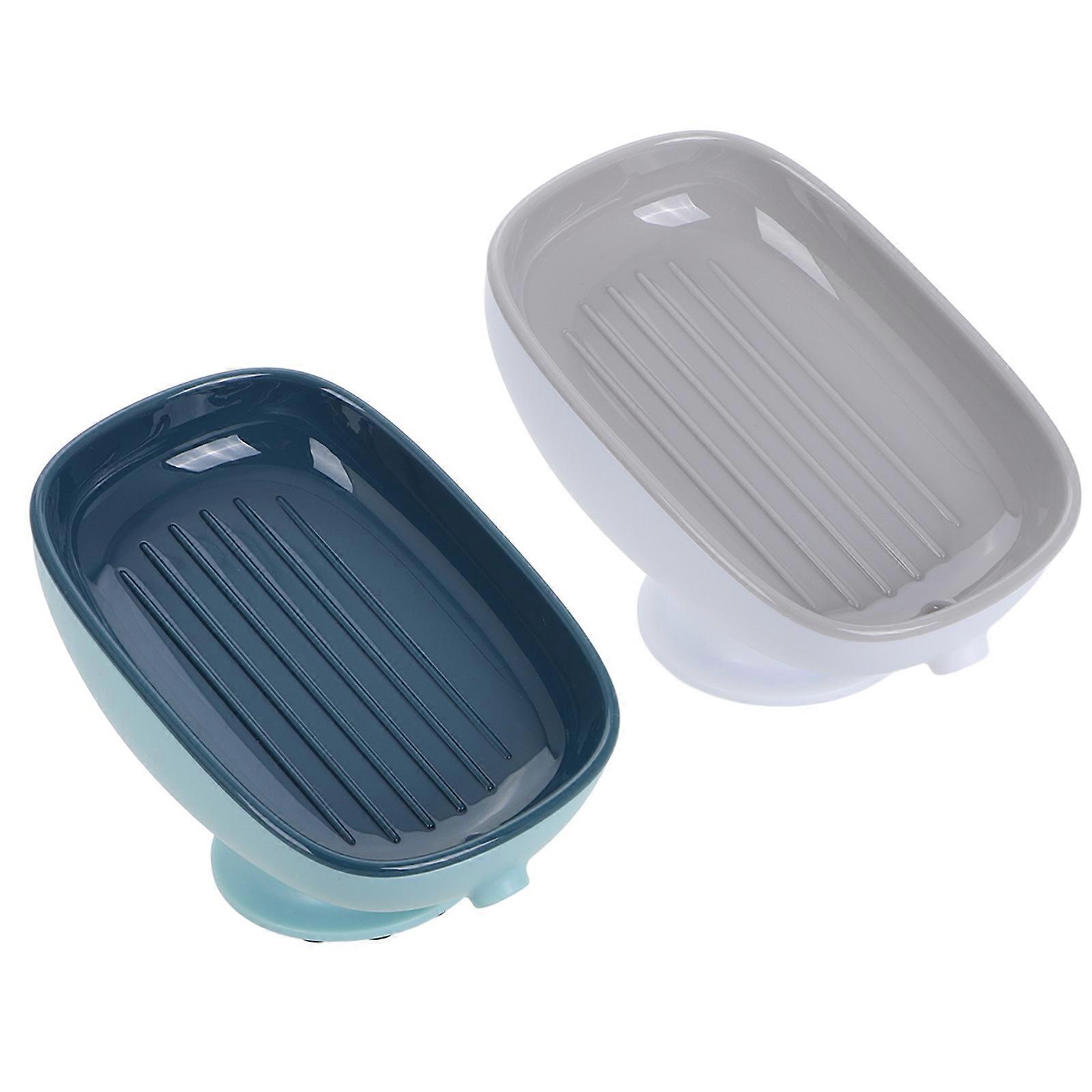 Bathroom Soap Tray Suction Cup Soap Holder for Home Use 8Pcs