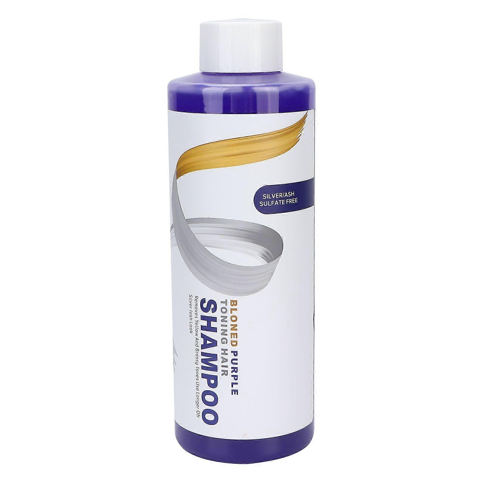 500ml Purple Shampoo Eliminates Remove Yellow Hair Color Bleached Highlighted Shampoo