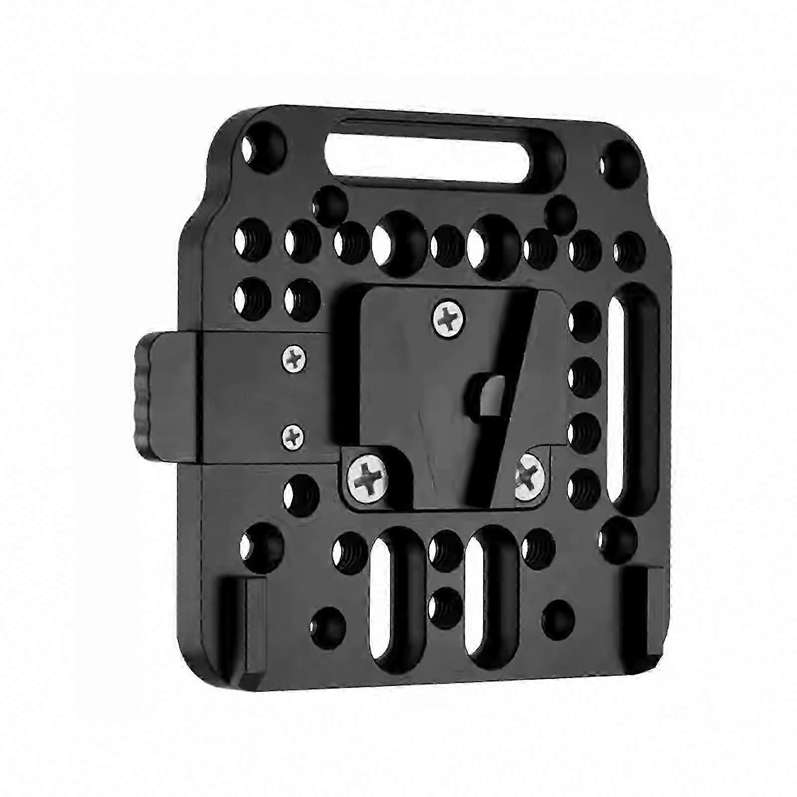 V Mount Battery Plate Quick Release for FS7 Camera Professional Photography Red