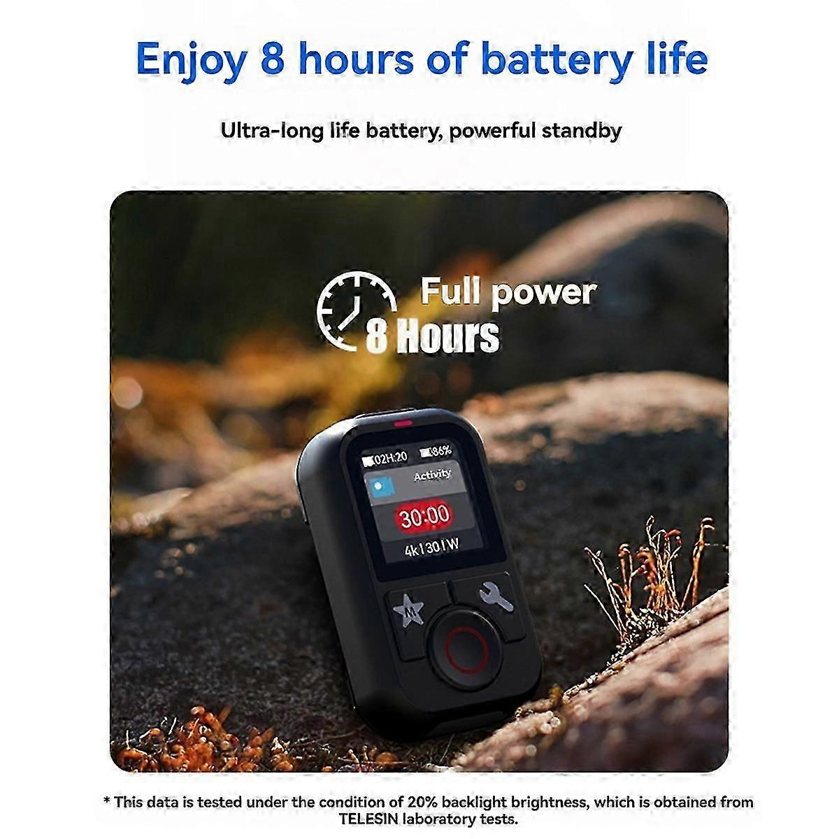 T13 Bluetooth Remote for Hero 13/12/11/10/9/ Max, Action Camera Control with Wrist Strap