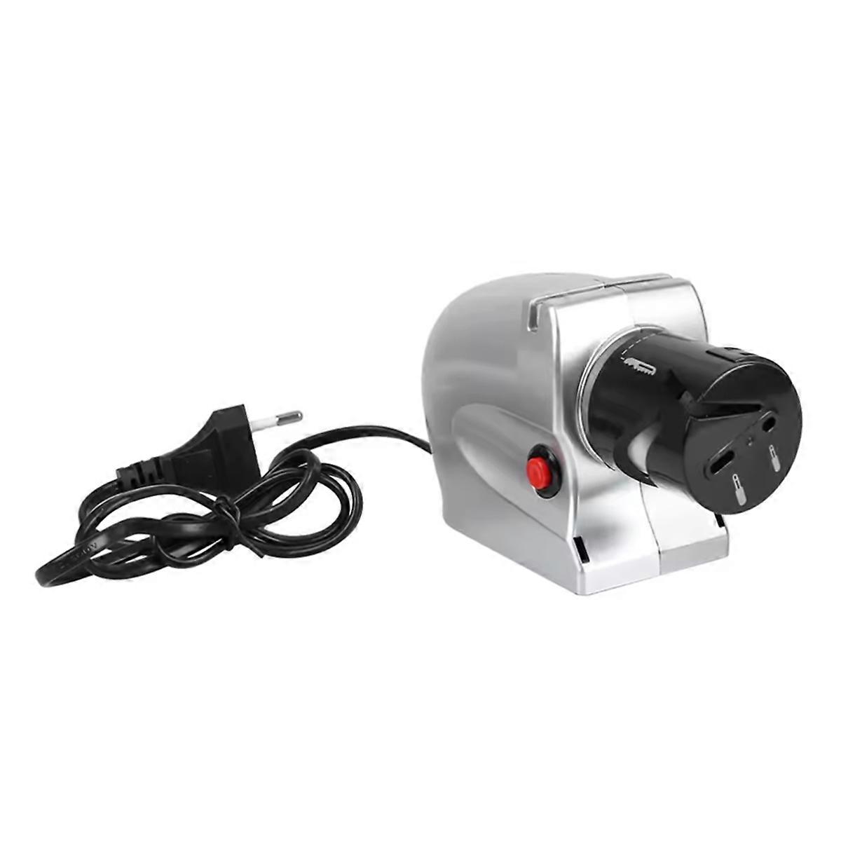 Sharpener Household Fully Automatic Electric Sharpening Light Home Kitchen Sharpening Tool (EU Plug)