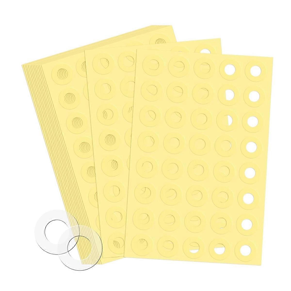 4000pcs Hole Punch Reinforcement Stickers, Self-Adhesive Clear