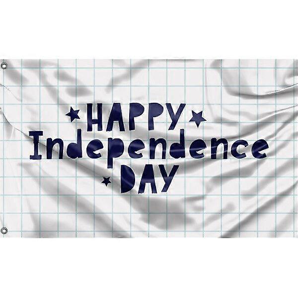 Happy Independence Day Squares Flag FG1466