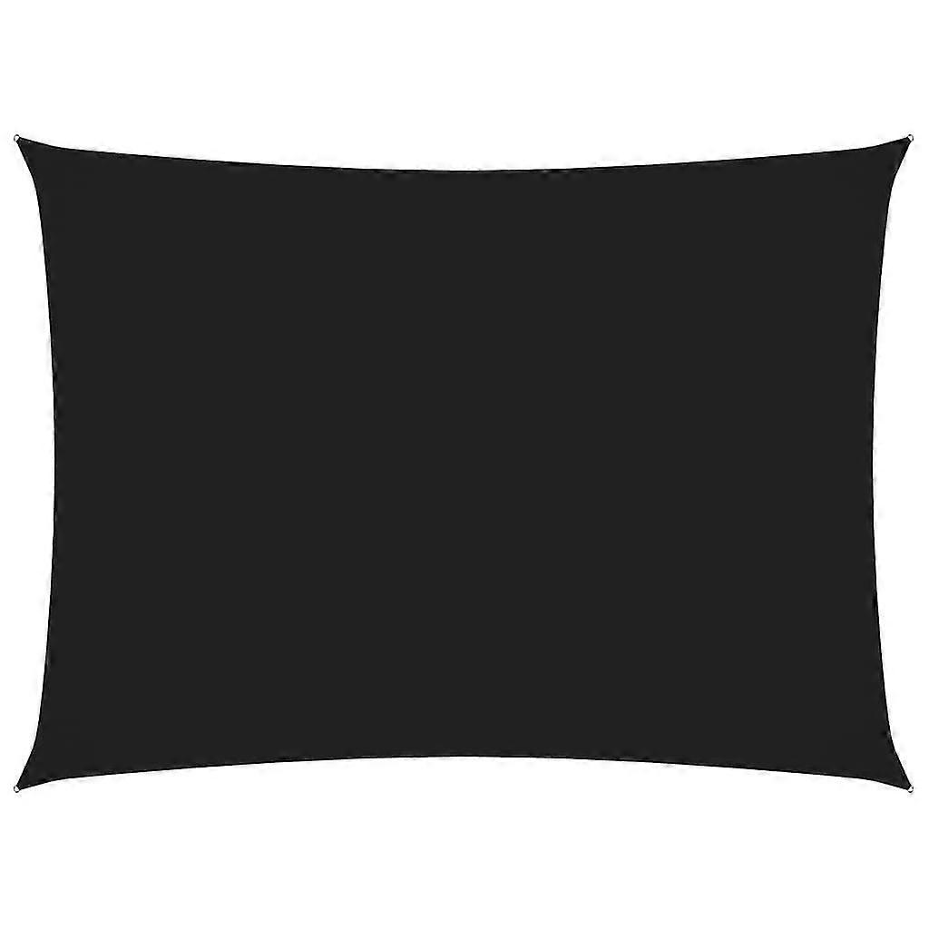 Sunshade Sail Oxford Fabric Rectangular 3x4.5 M Black