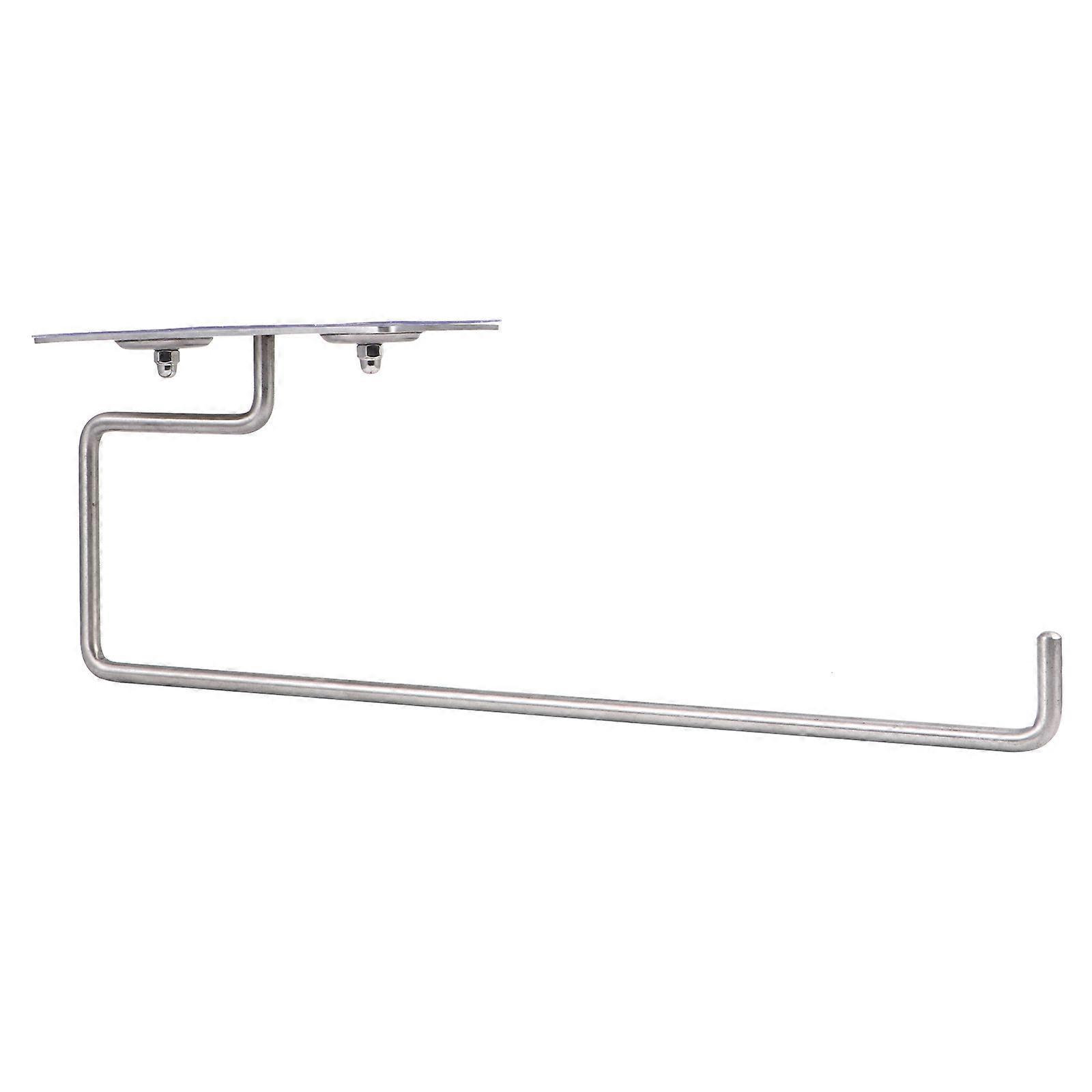 Silver Roll Paper Storage Rack Tissue Holder for Bathroom Use 2Pcs