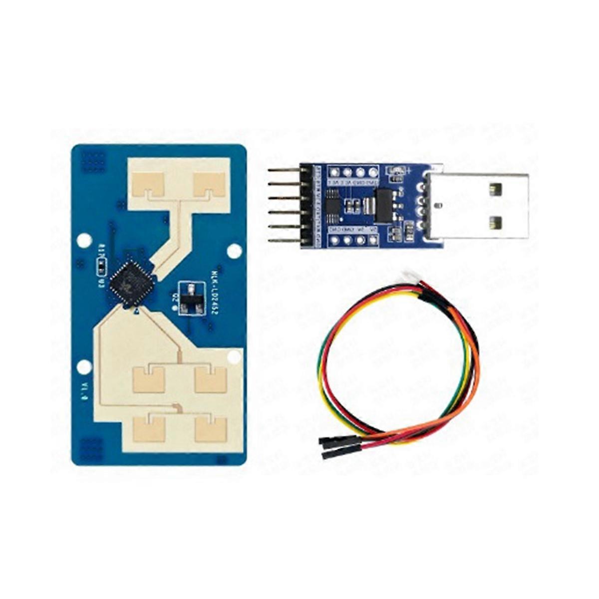 LD2452 24G Millimeter Wave Human Movement Tracking Radar Sensor Module 6M Long-Distance Detection wi