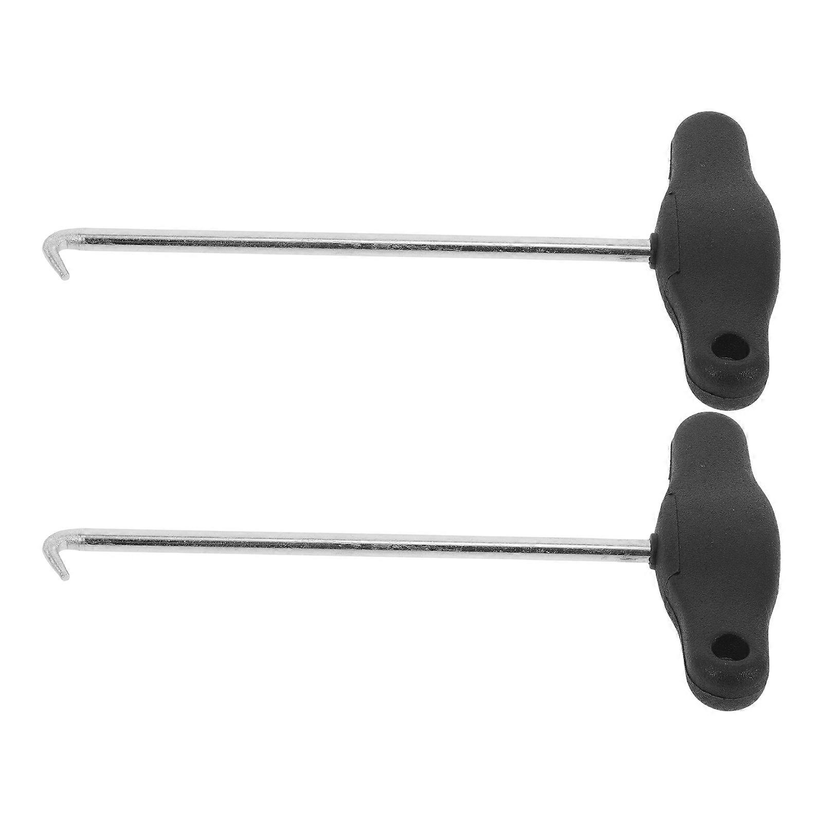 Shoe Lace Tightener Lace Tightener for Ice Skates Boot 2Pcs Steel