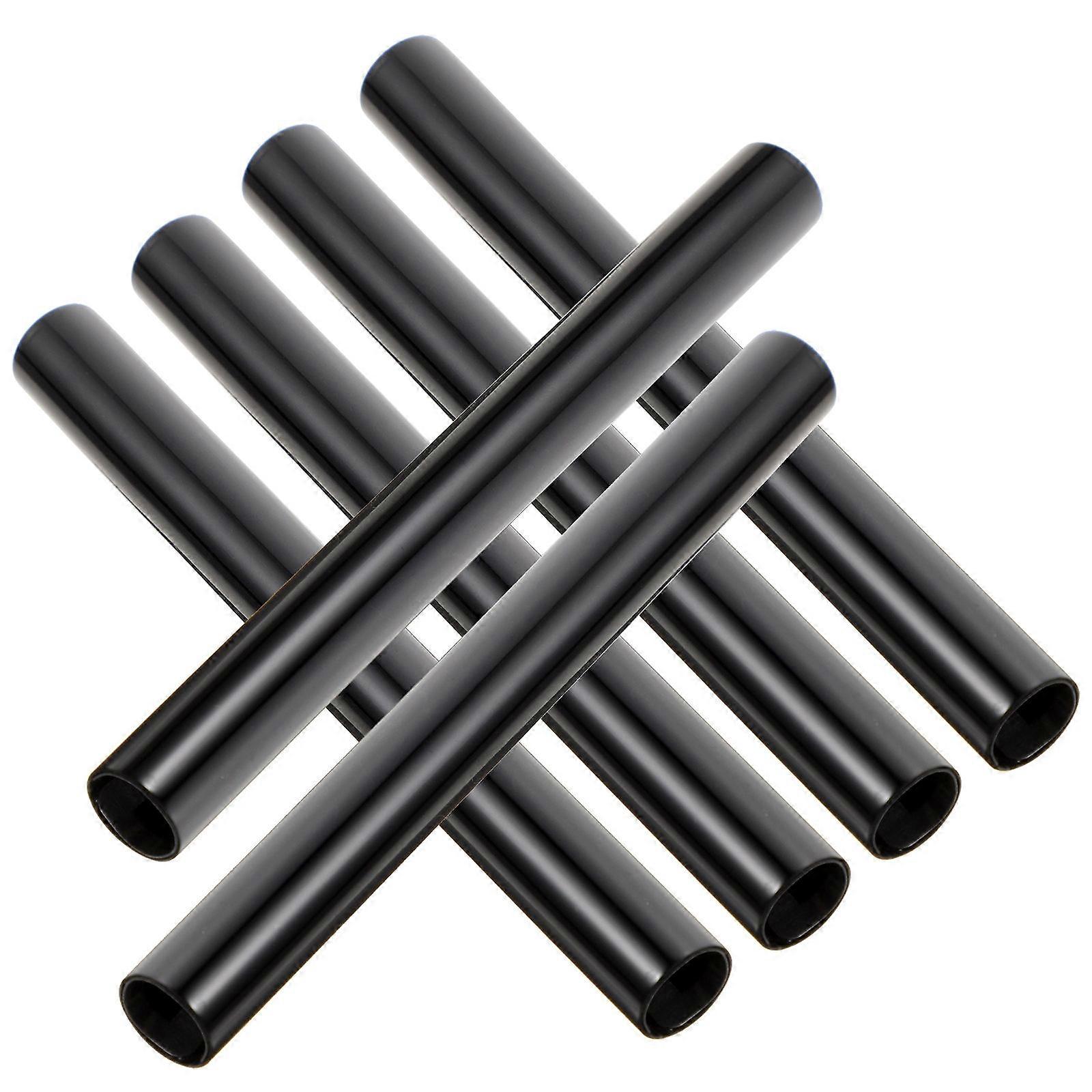 Light-Proof Manicure Pen Caps For Nail Art Pens In Black 24 Pcs Durable And Protective Use