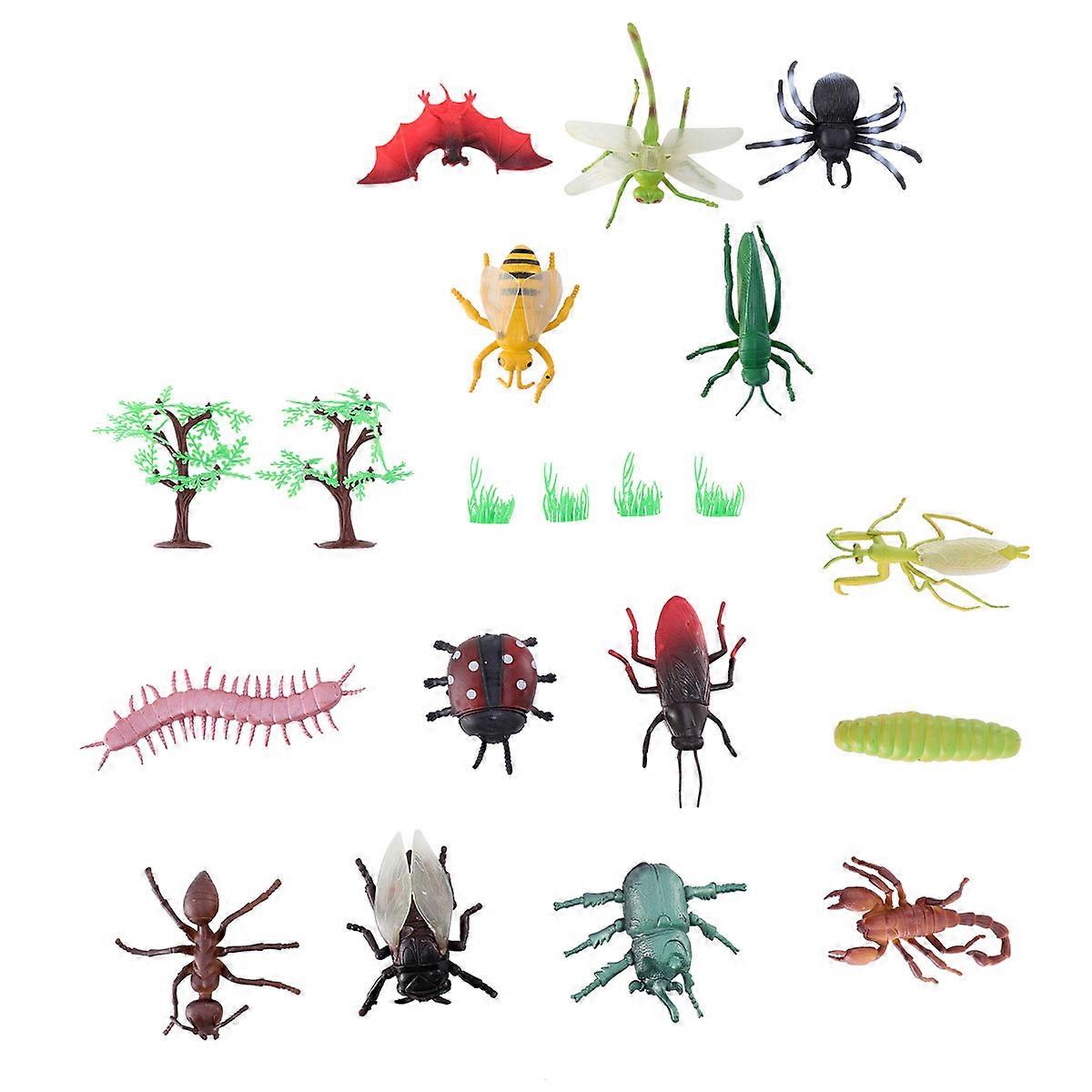 Plant Models Large Size Model Toys for Kids 42Pcs Assorted Color