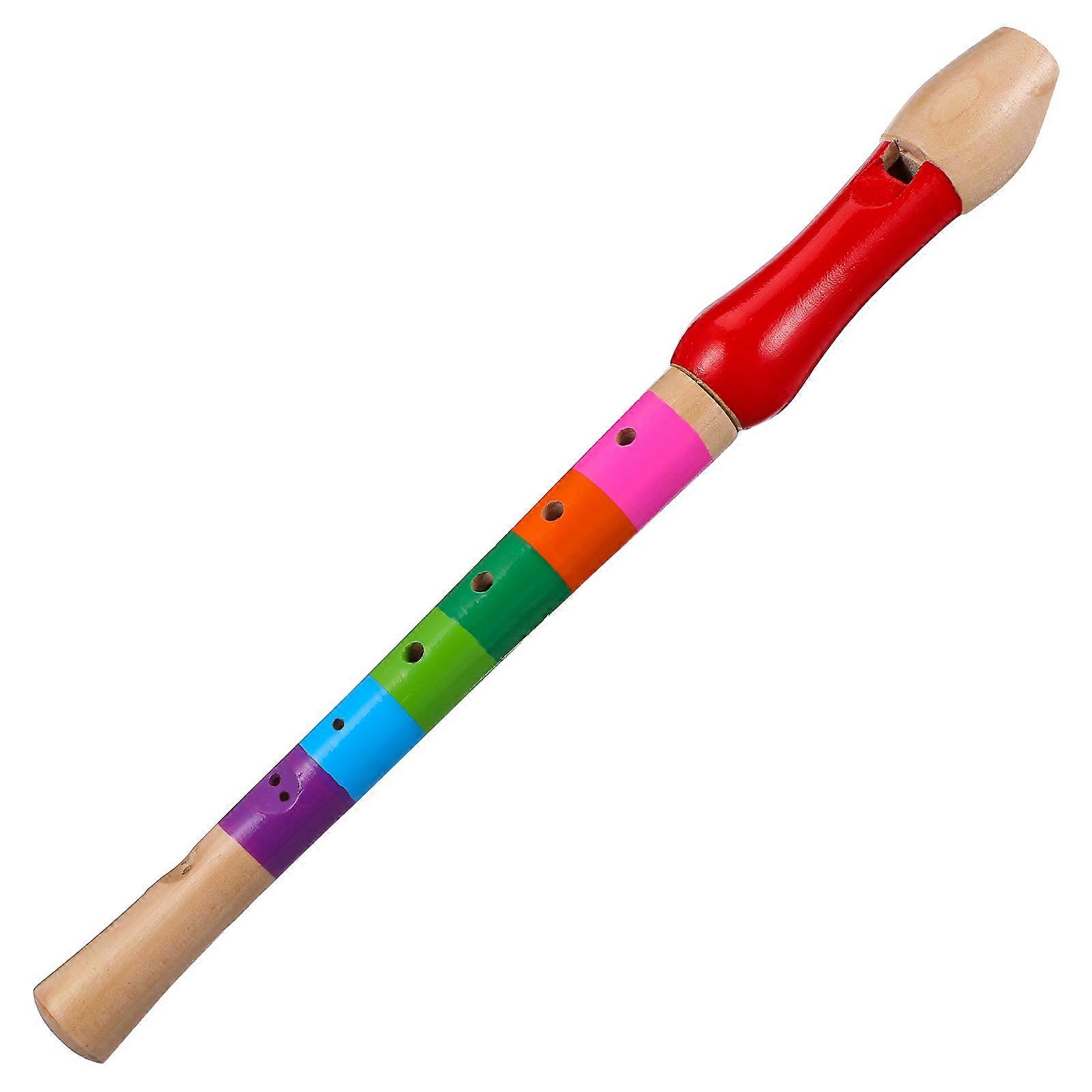 Music Flute 10Pcs Wood Soprano Recorder For Students School Performance Coordination Training Wind Instrument