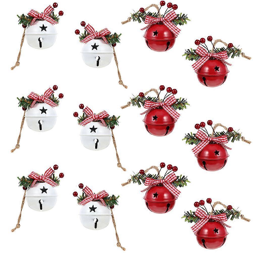 Xmas Hanging Bells Christmas Bell Decorations for Party 36Pcs
