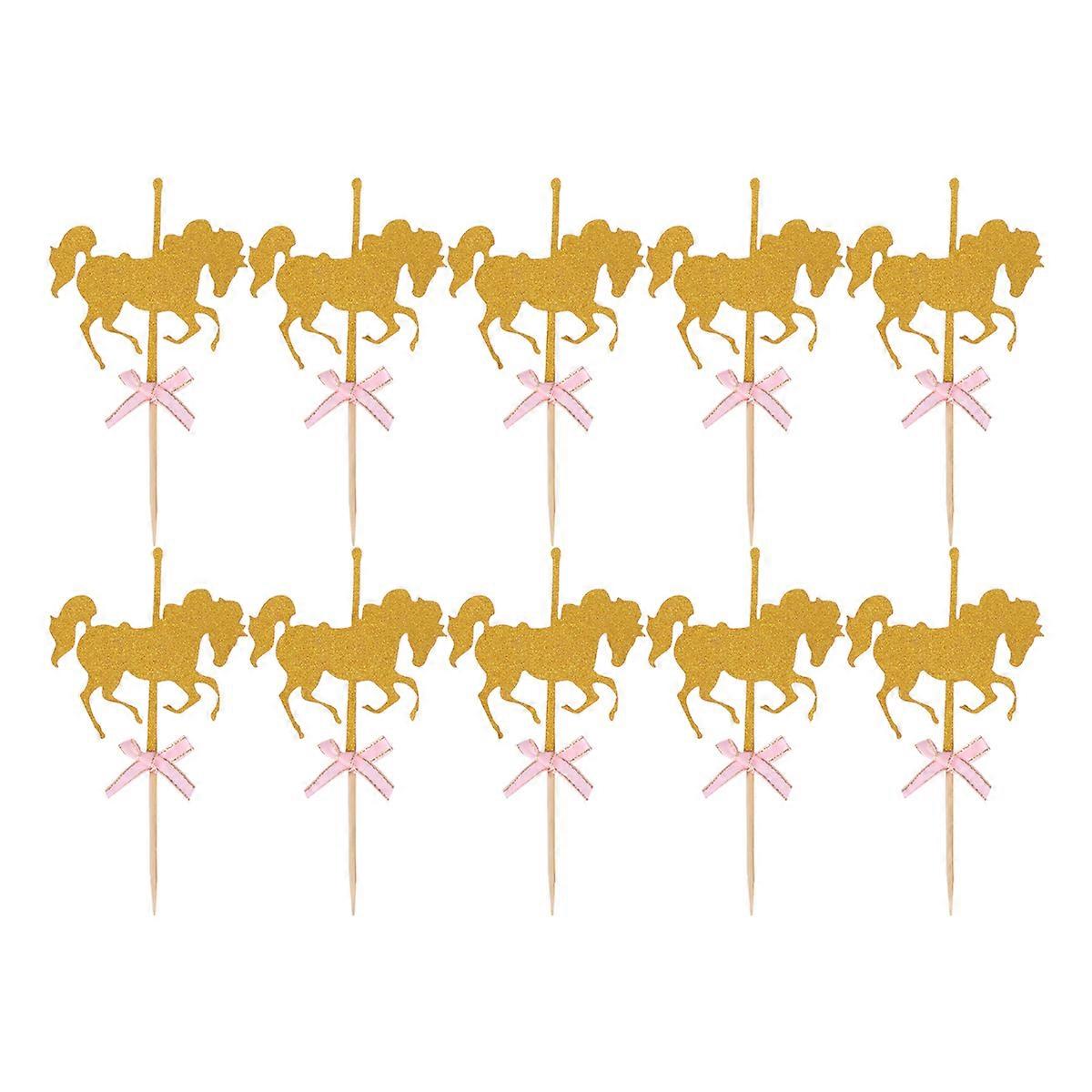 Paper Cake Topper Egg Cake Insert for 10Pcs Wedding Decorations