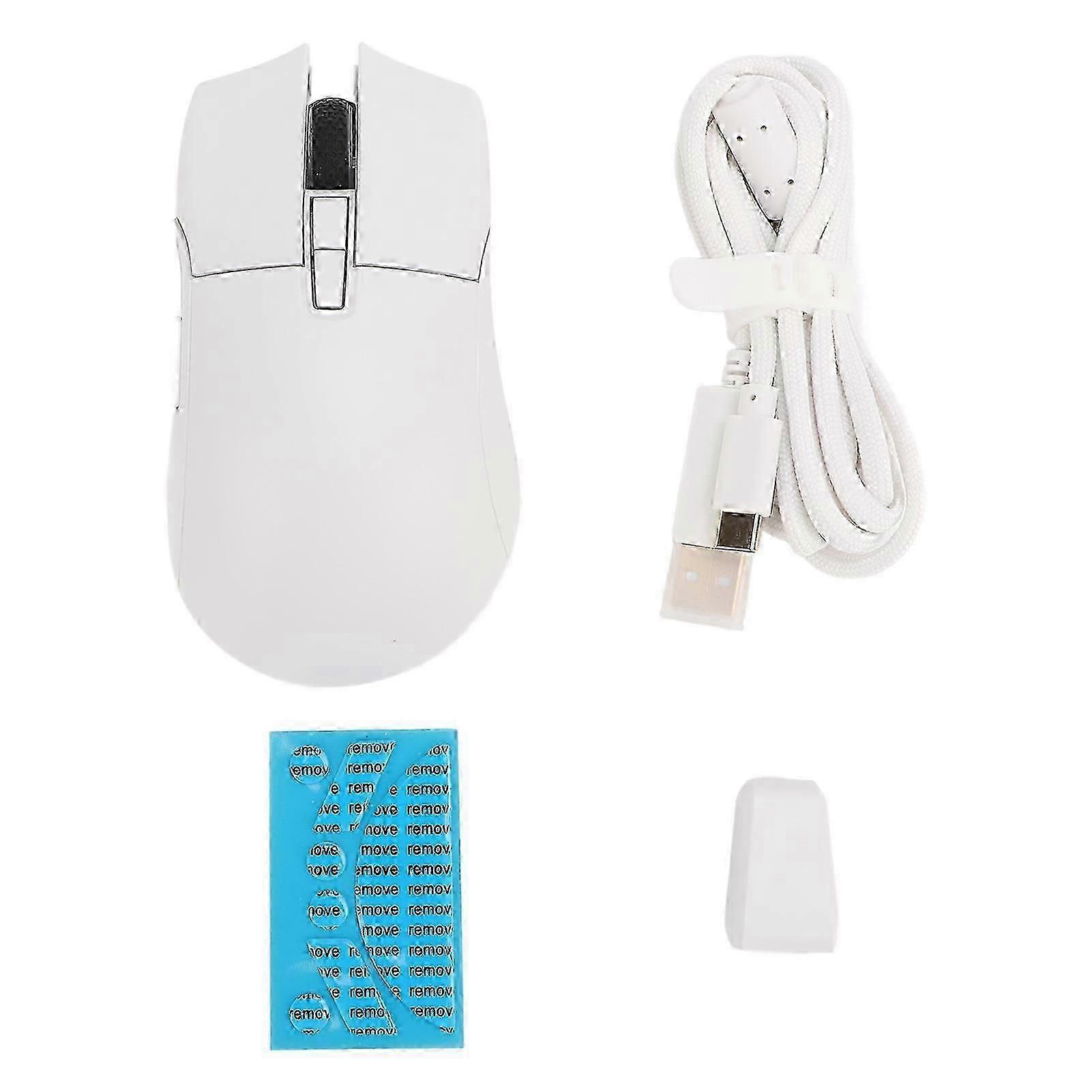 Wireless Gaming Mouse Tri Mode 2.4G USB C Bluetooth Mouse Up to 26KDPI PAW3395 Optical Sensor Lightweight Programmable Computer Mouse for Laptop PC