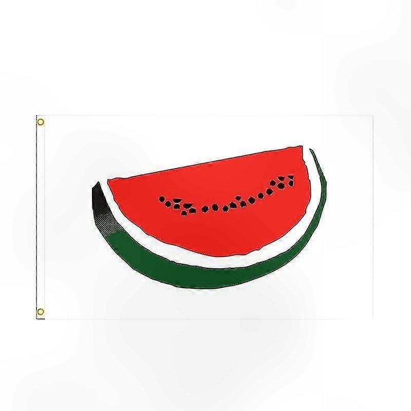 90cm x 150cm Weatherproof Garden Flag with Melon Design for Outdoor Use