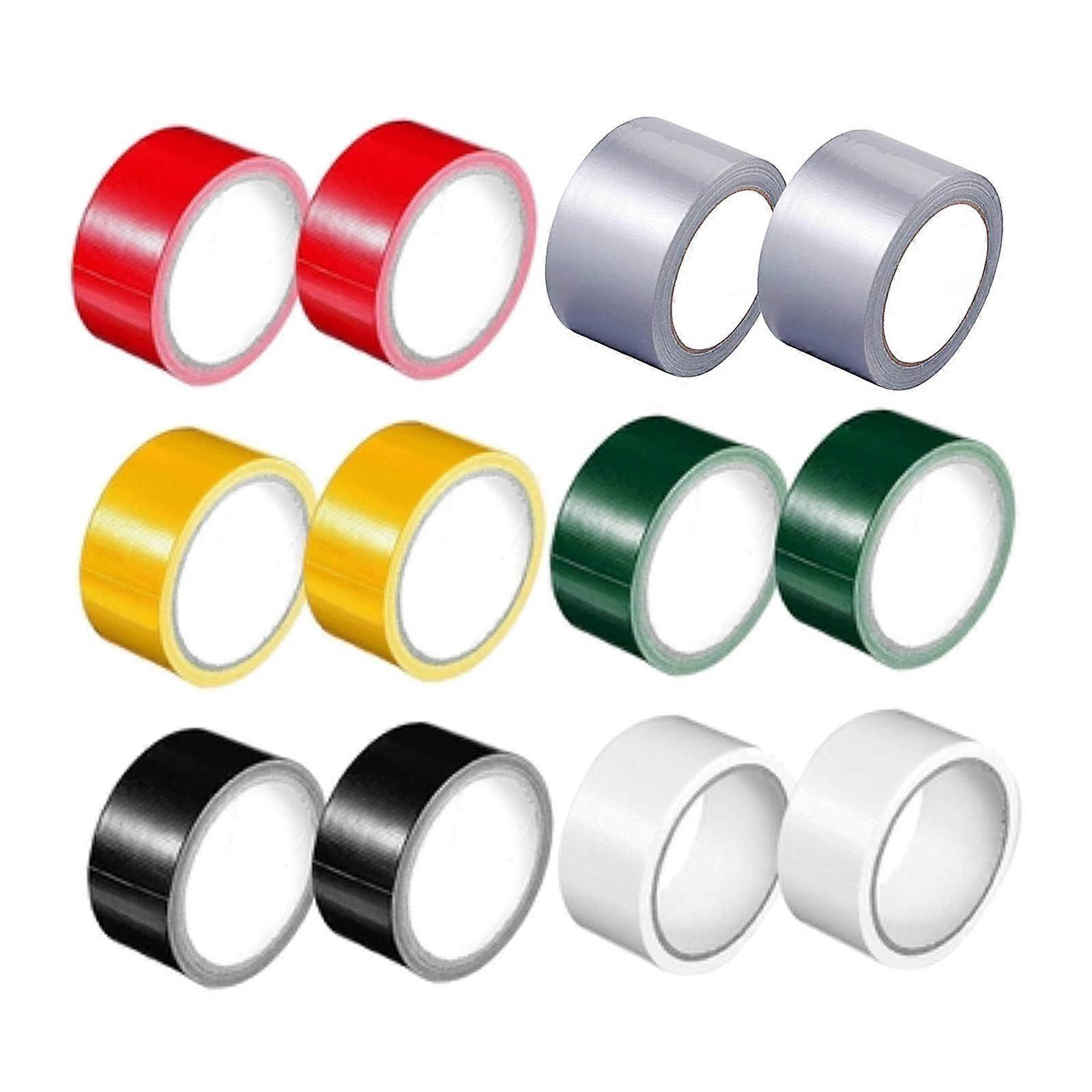 12 Pack Colored Duct Tapes Heavy Duty for Arts Crafts Color Coding Packaging