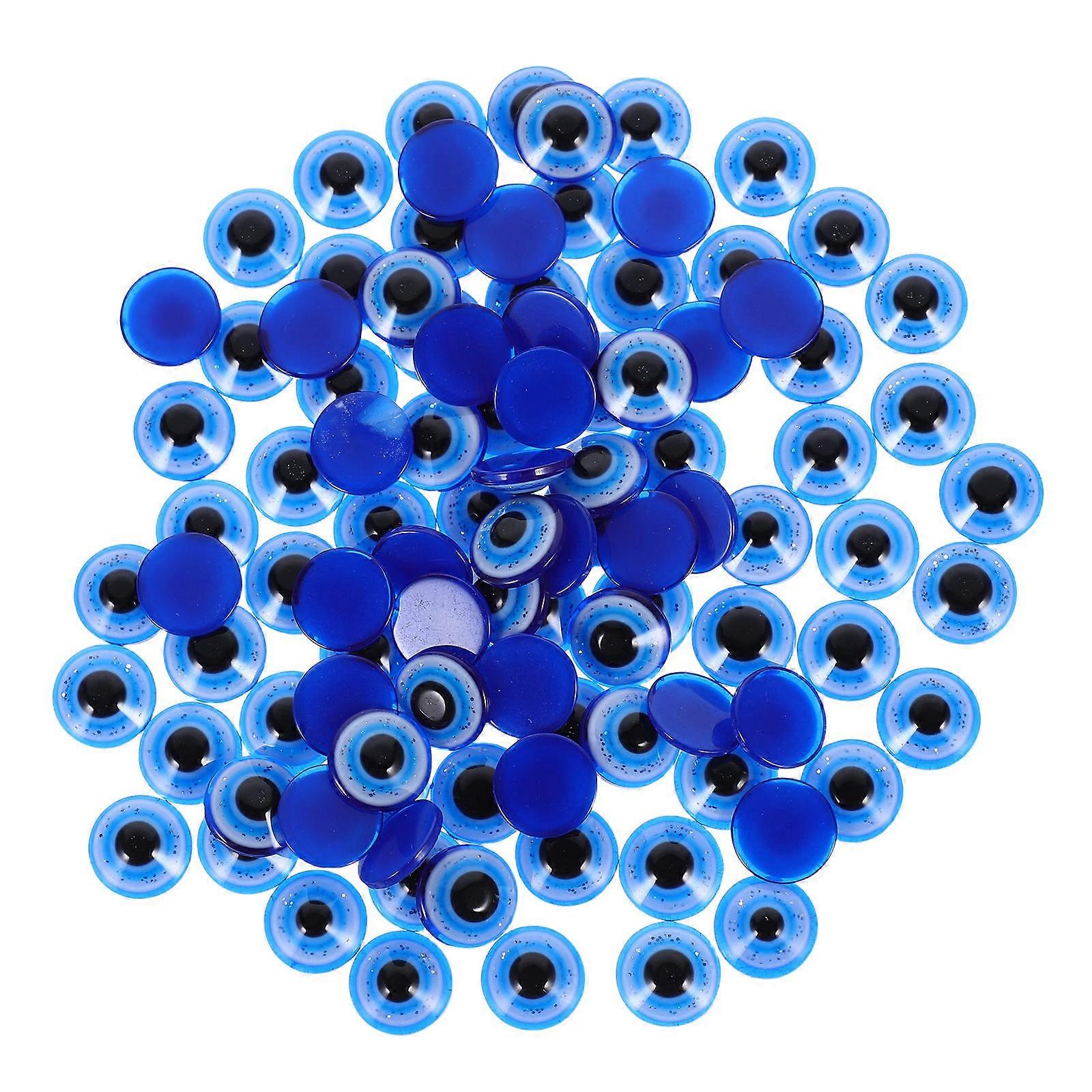 Evil Eye Resin Nail Charms for Handmade Crafts with 300Pcs Multi
