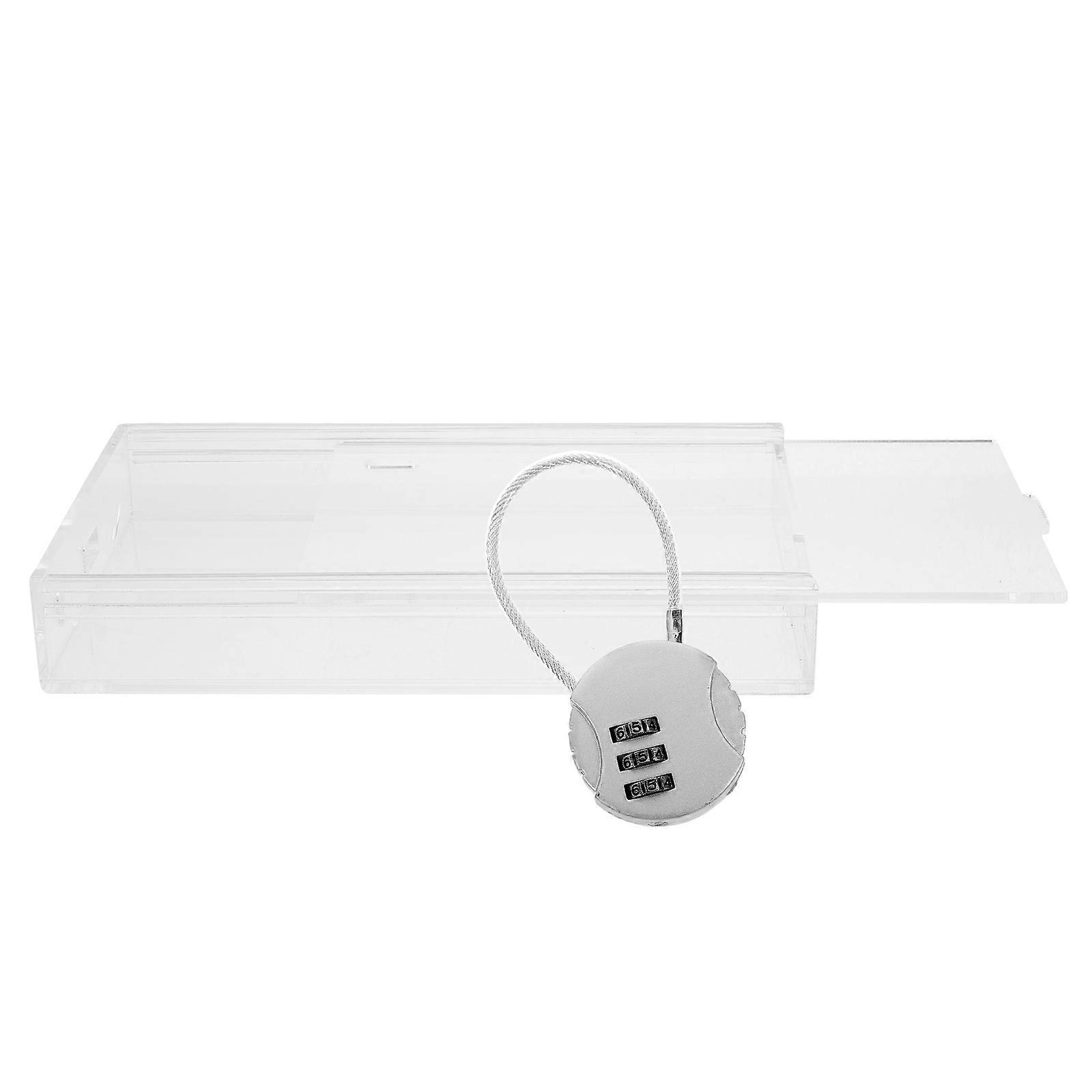 Smartphone Lock Box Rectangular Storage Box for Smartphone Size 19X10.5X3CM Prevent Phone Addiction 1Pcs