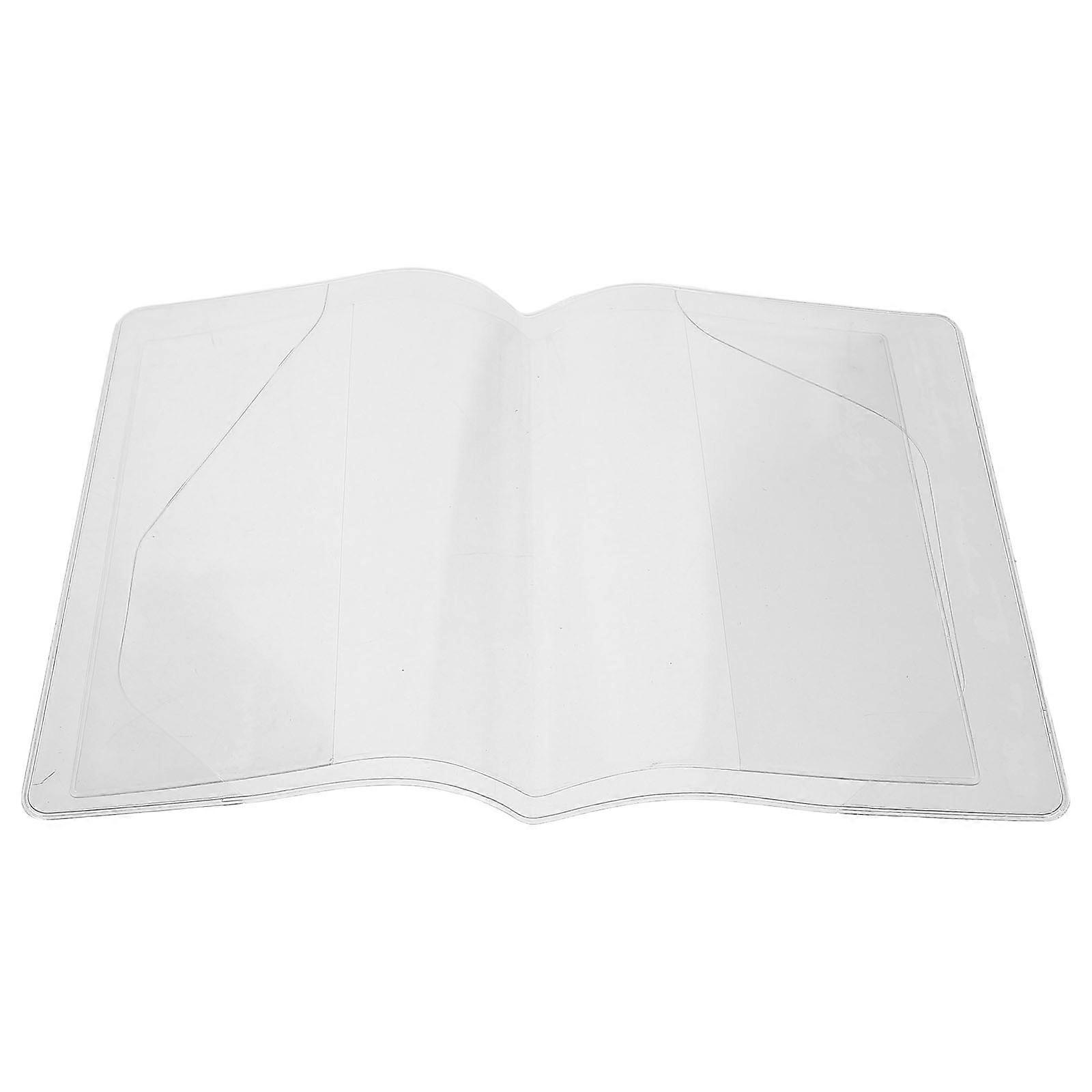 Transparent Notebook Cover PVC for Waterproof Sleeve 5Sets for Notebooks