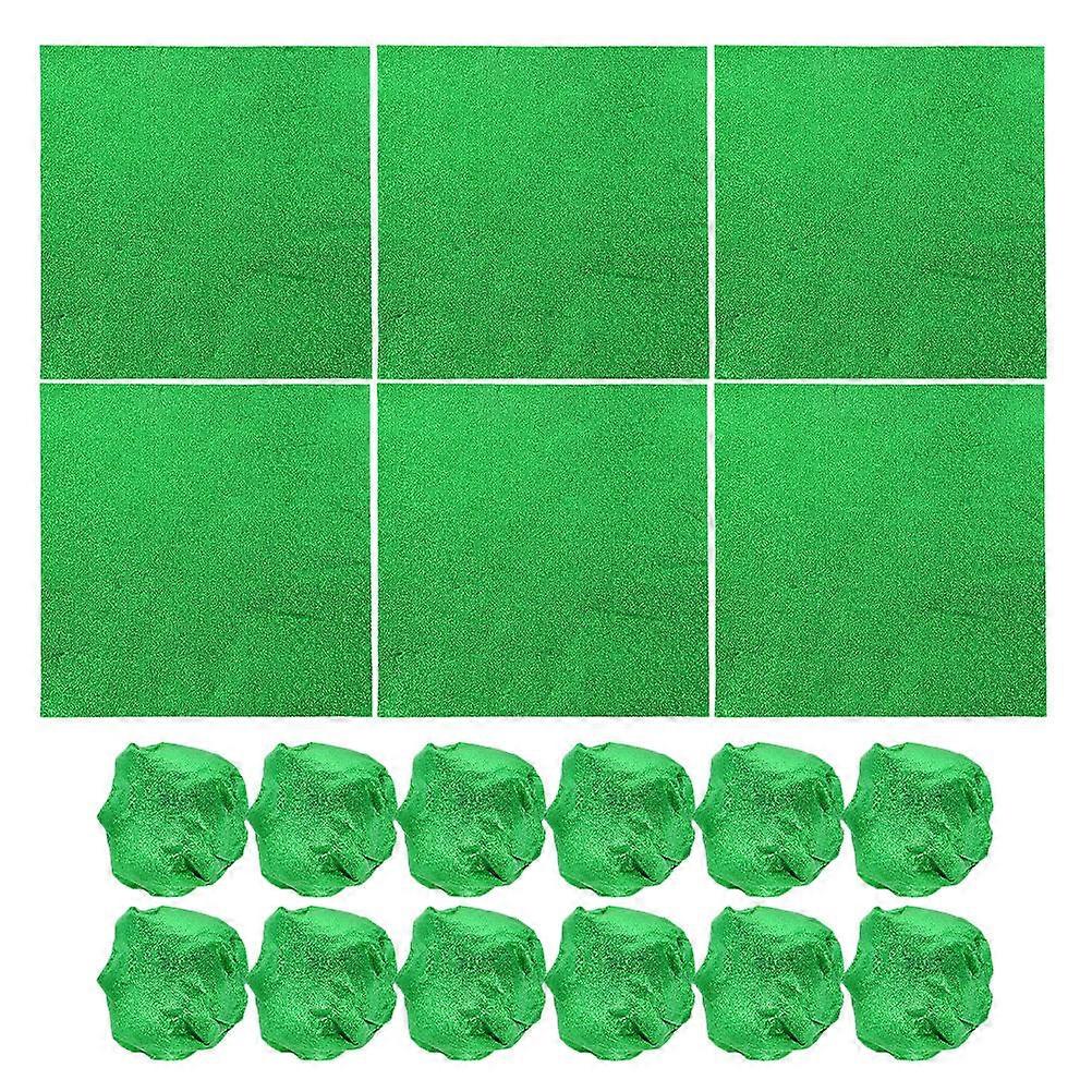 Aluminum Foil Candy Wrappers for Wrapping 300Pcs Green Foil Sheets for Crafts