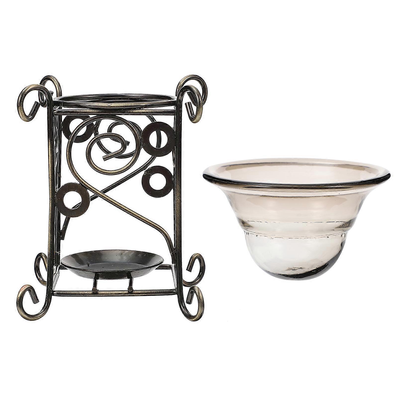 Candle Aroma Diffuser Oil Burner for 2Pcs Home Decoration