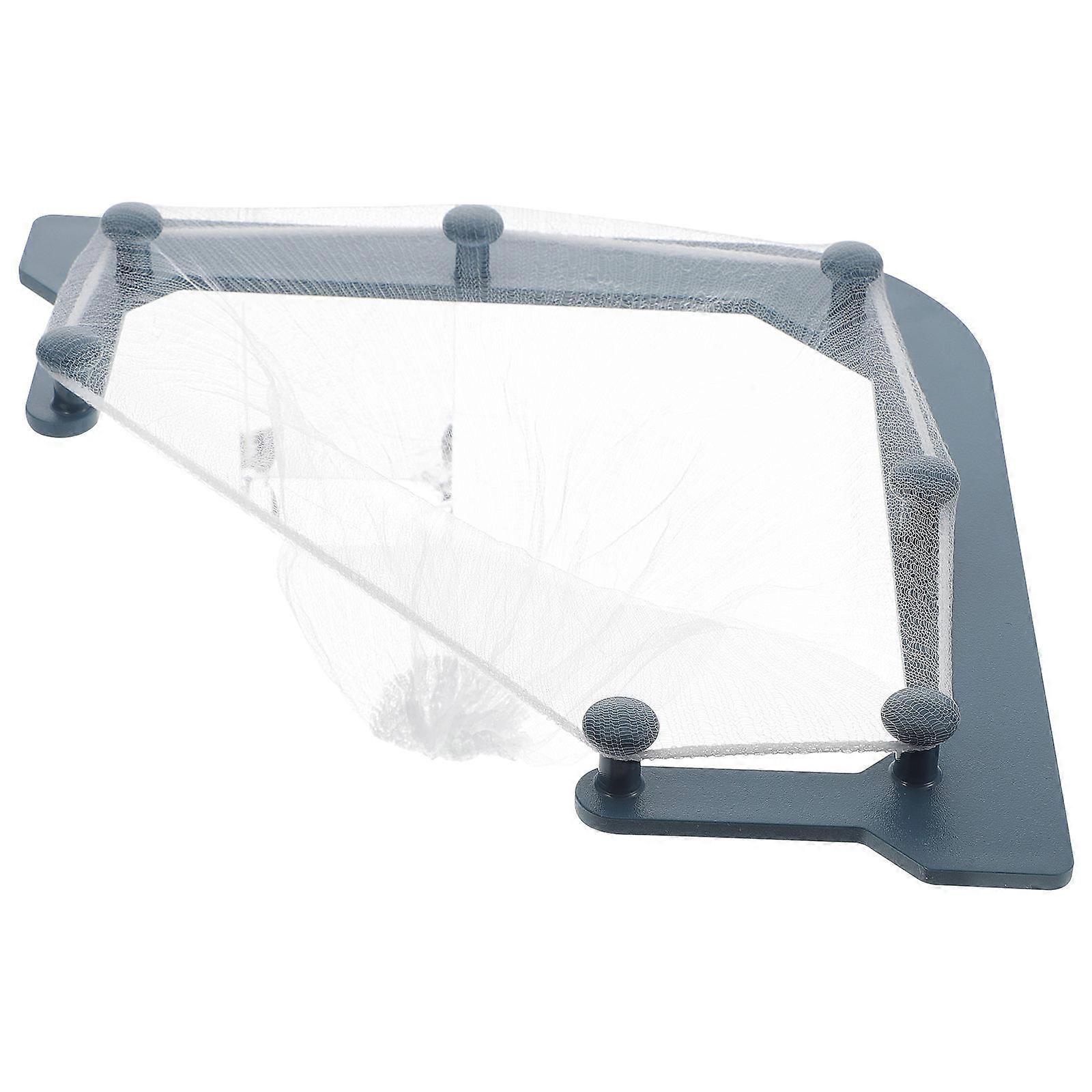 Triangular Sink Drain Rack Sink Leftover Bag Holder for Home 2Pcs