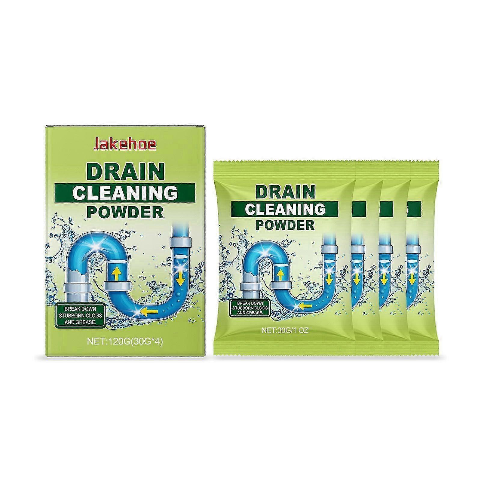 Pipeline Dredging Agent, Drain Clog Remover Agent, Kitchen Unblocker, Powerful Sink and Drain Cleaner Powder, Fast Foaming for Kitchen Toilet Pipeline