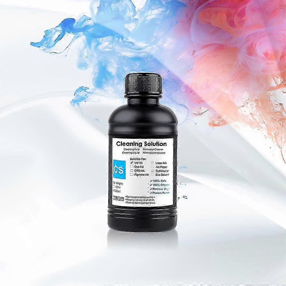 Unique 250ml Uv Ink Cleaning Liquid Tool For Epson Roland For Mimaki For Mutoh Ricoh Printer Printhead Tube Cleaner Solution With Swab
