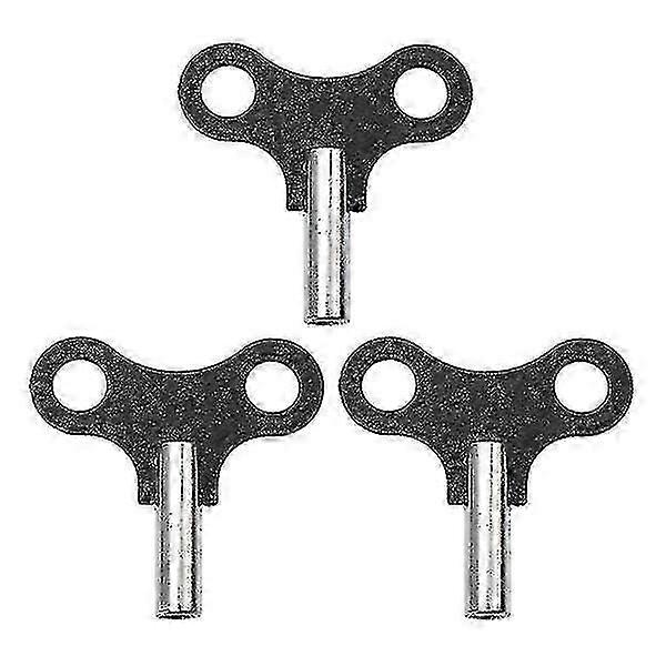 Exquisite 3 Pcs Metal Wall Clock Universal Wind Clock Keys Antique Clock Winding Key Household Clockwork Key