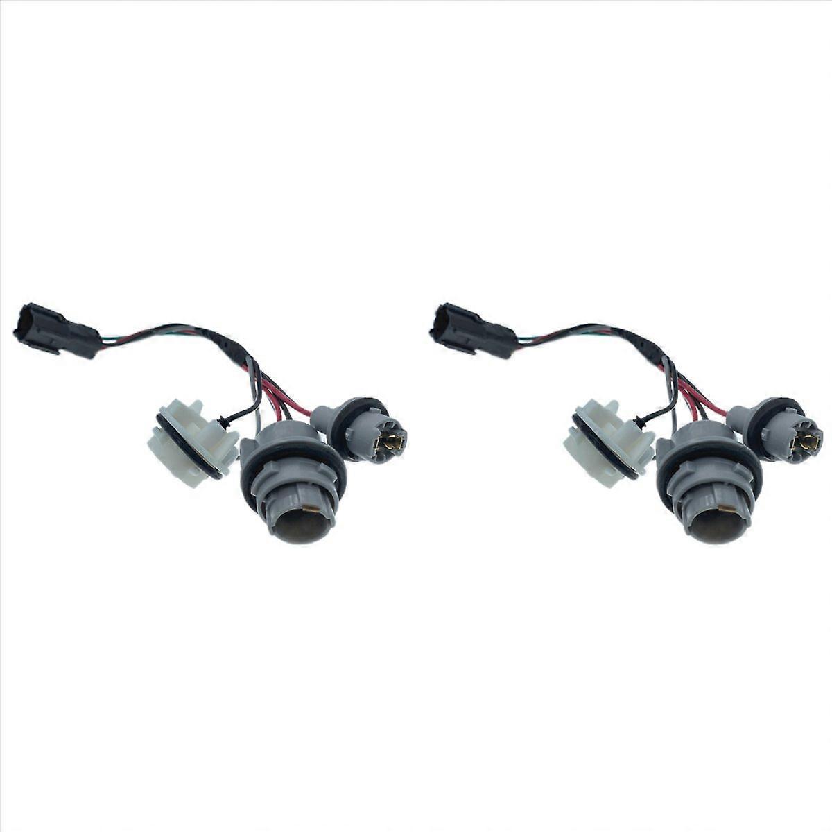 2X Tail Light Lamp Wiring Harness Socket Holder Wire Rear Combination for 2016-2018 Replace 92480-D3