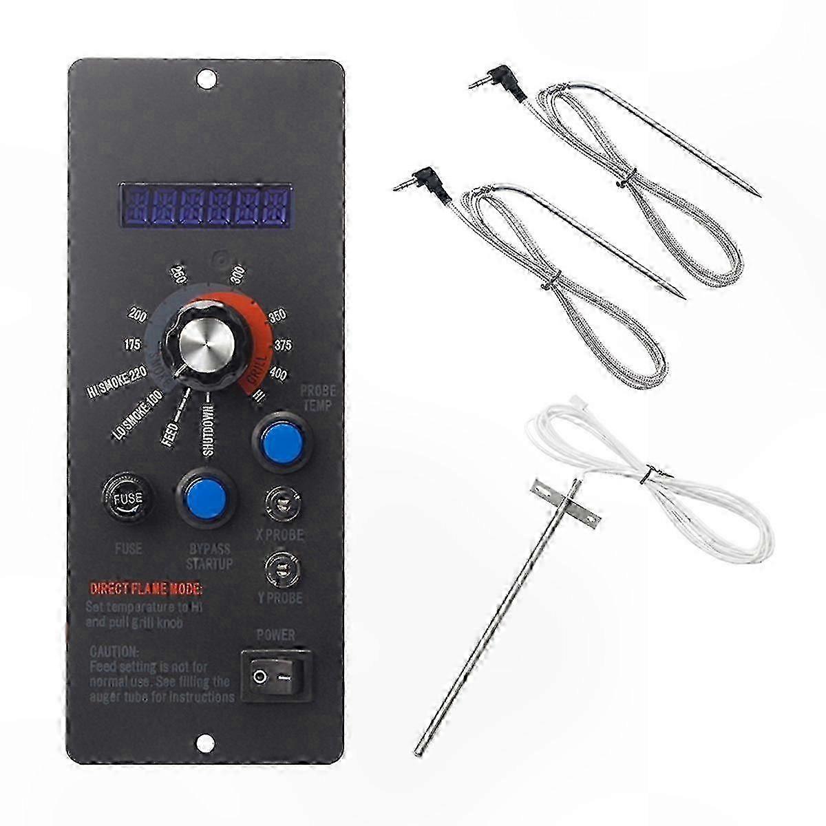 Smart BBQ Temperature Control Kit with Probe Sensor and Ignition for Pellet Grills