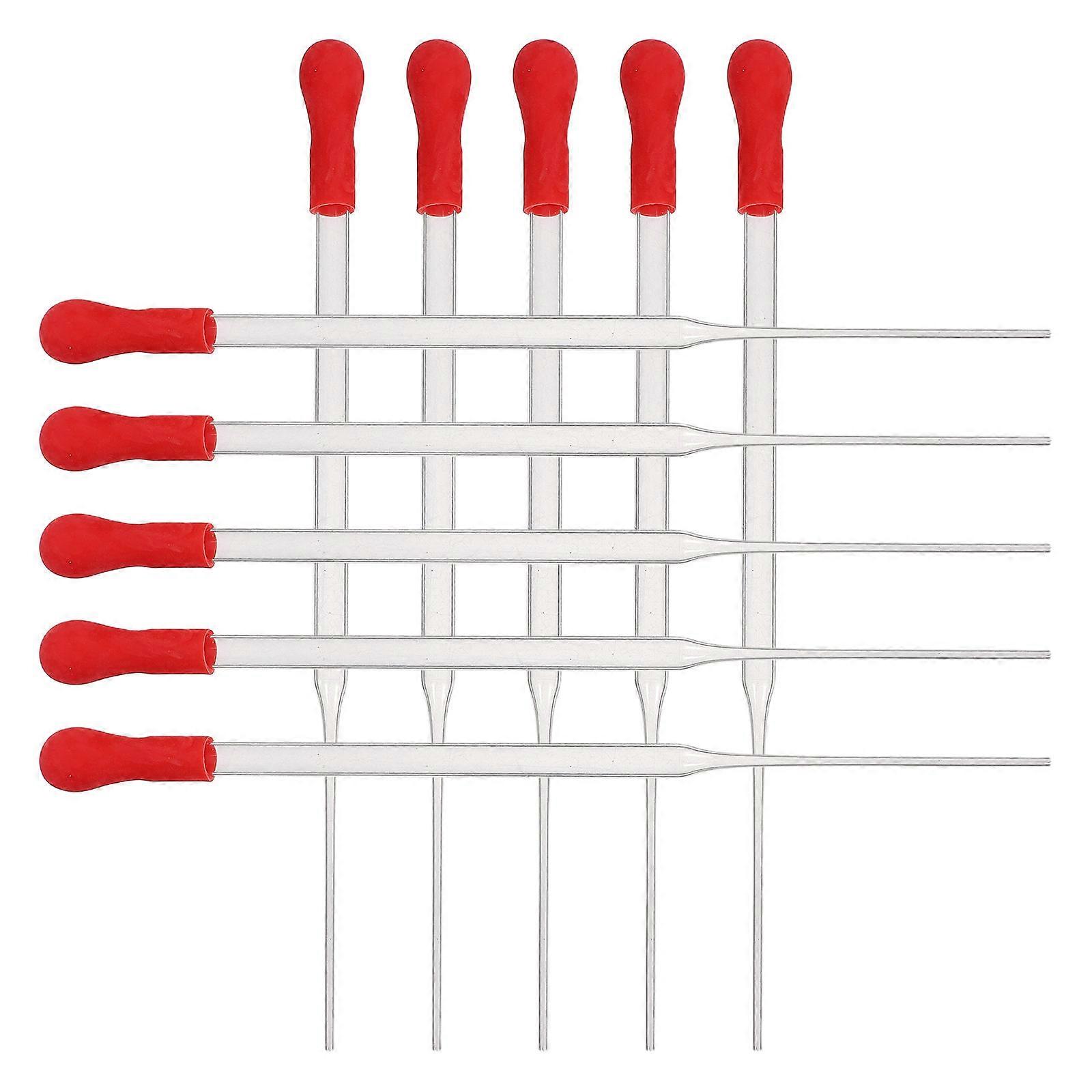 Glass Wine Sampling Straw for Accurate Wine Sampling 50Pcs Transparent