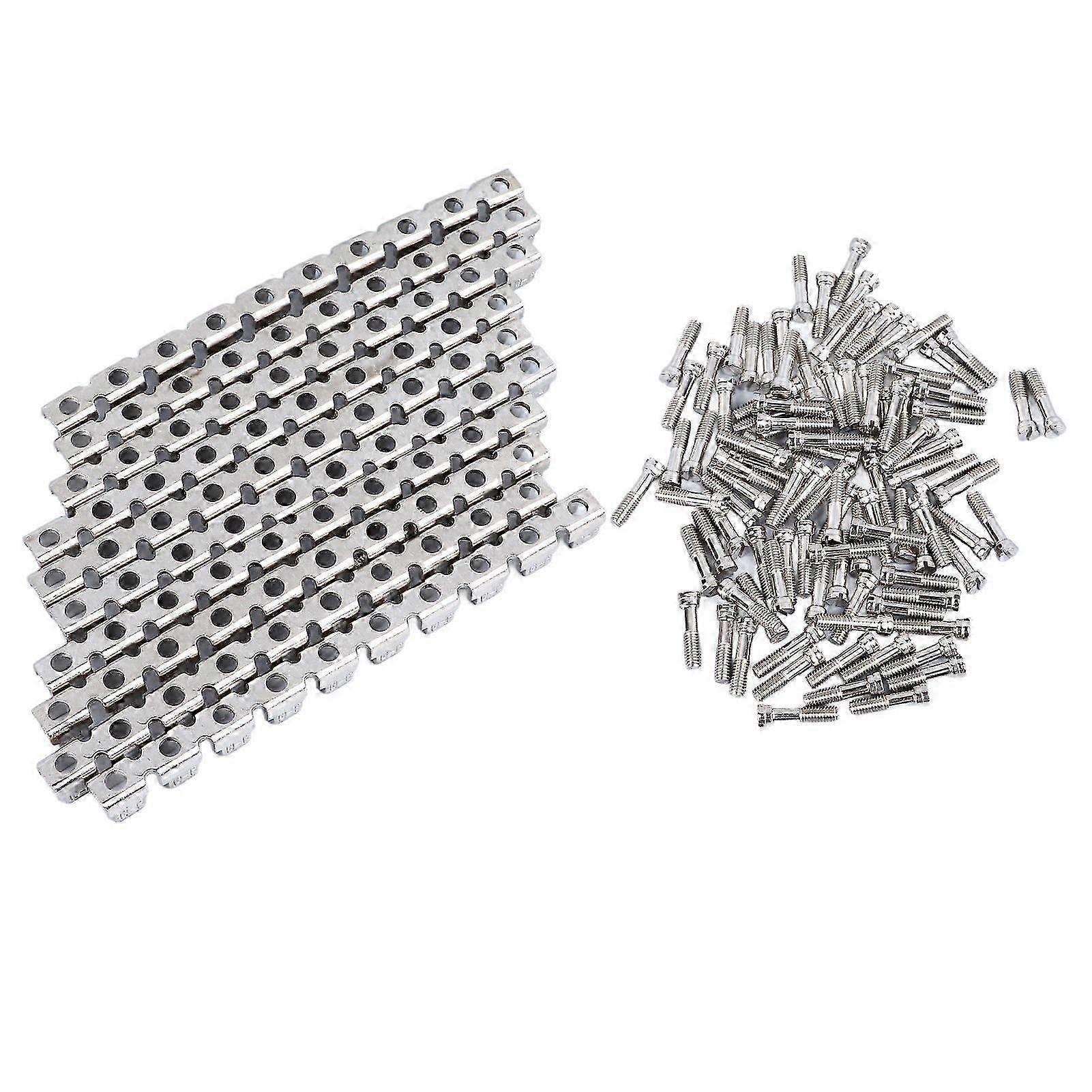 25-26 10 Pcs Terminal Fixed Bridge FBI10 12 Ni Plated DIN Rail Terminal Block Wire Jumper for UK16N