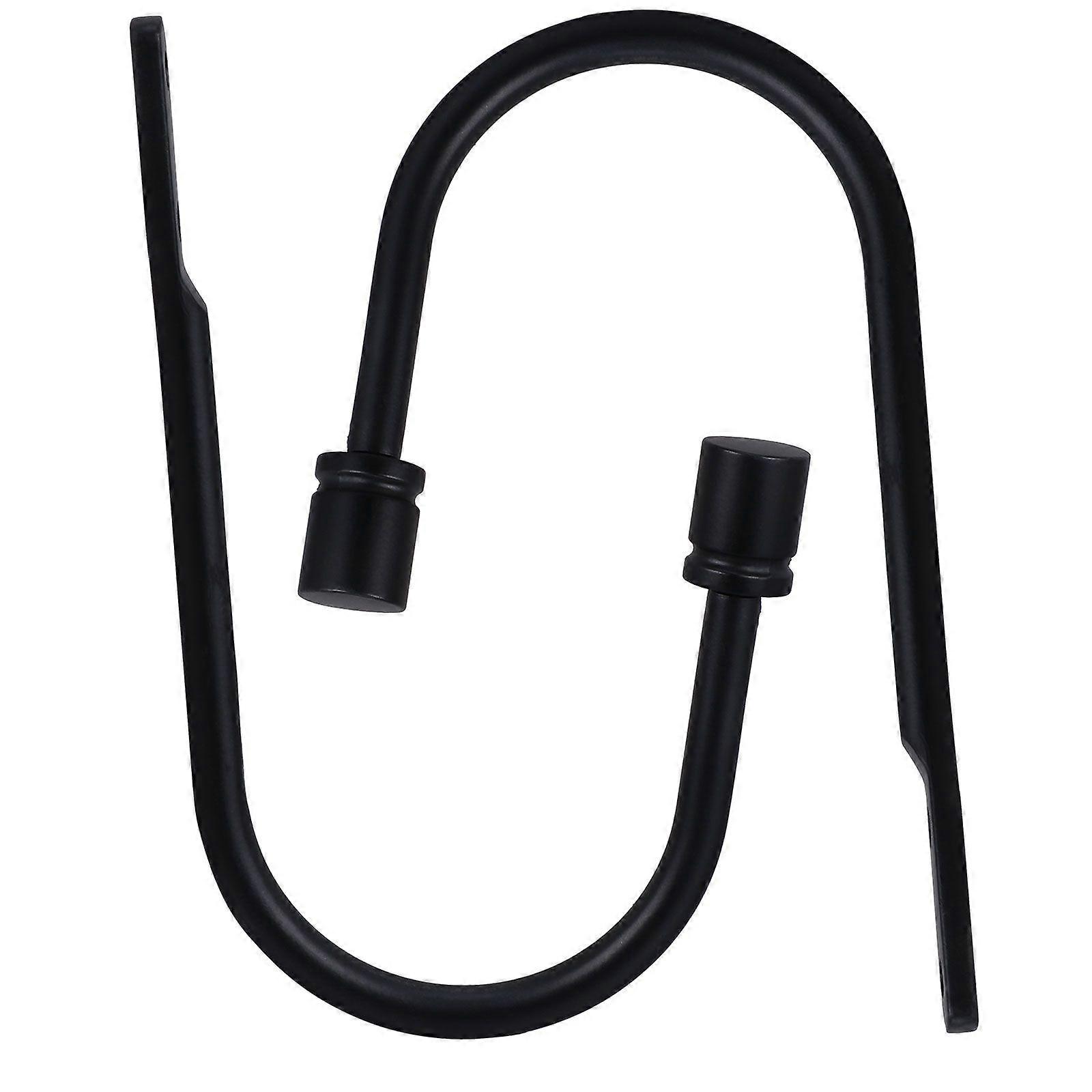 1 Pair Curtain Hold Backs U-Shaped Curtain Hooks Wall Mounted Drapery Tiebacks