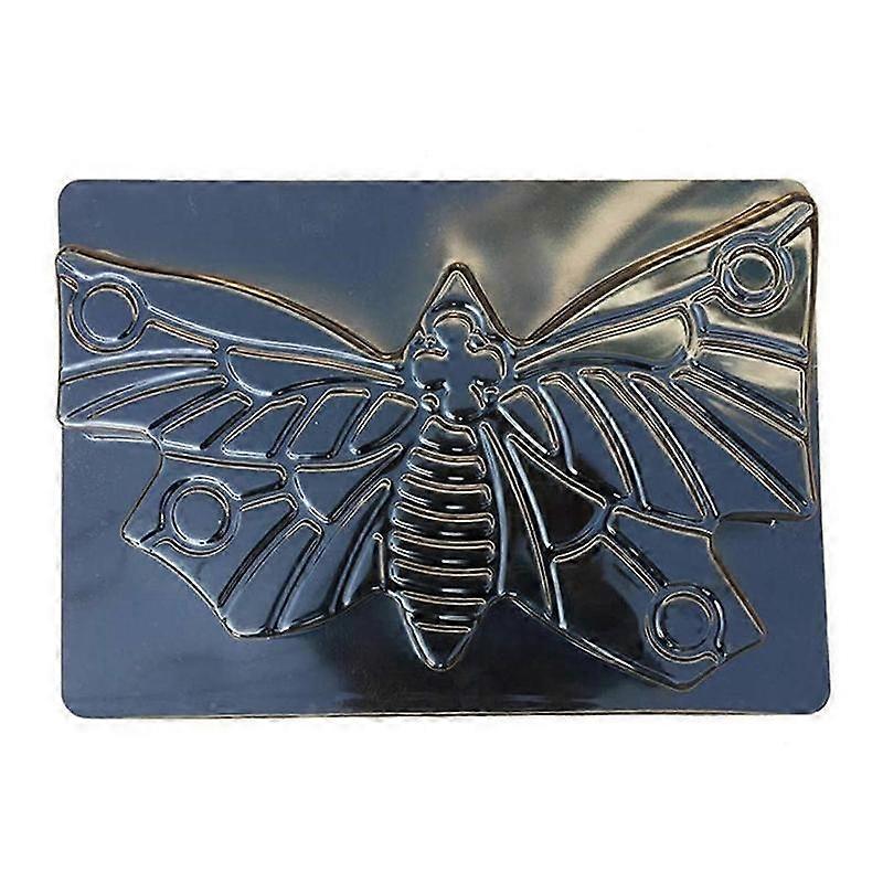 Path Maker Butterfly Stepping Stone Mold Concrete Cement Brick Mould for Park Garden Path Black for