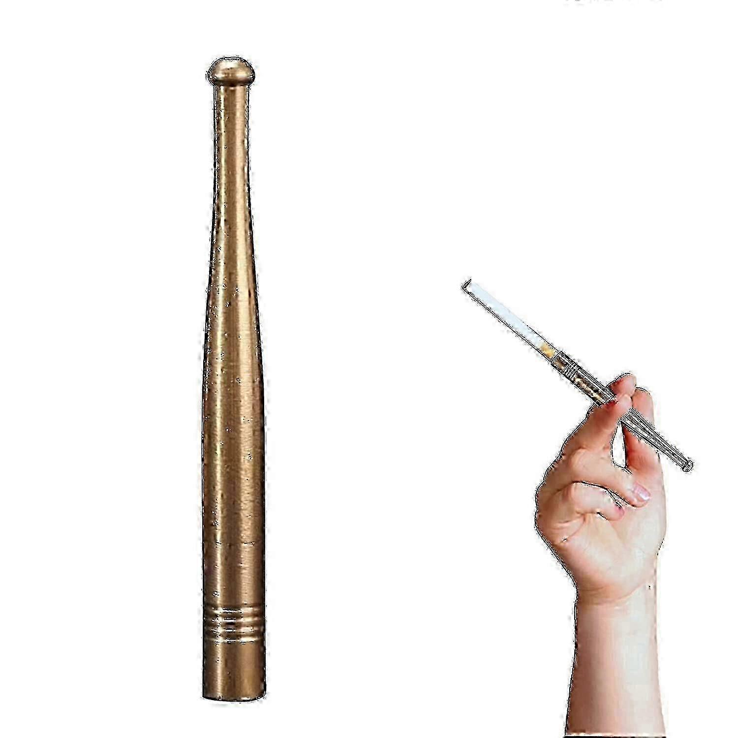 Metal Cigarette Holder 6.3cm, Reusable Filter Tip with Smooth Finish, Universal Fit for 3 Cigarette Sizes 25-26s