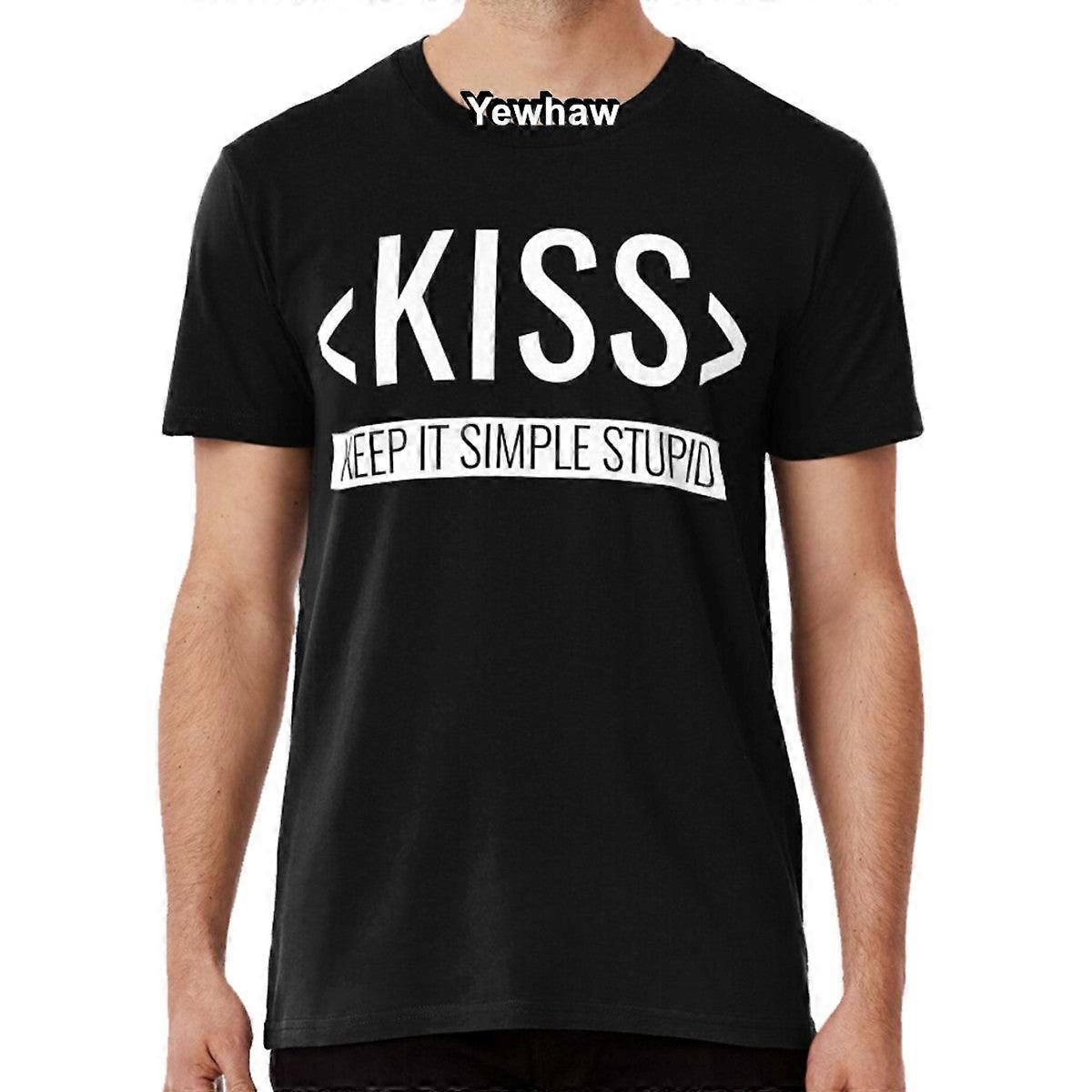 Keep It Simple Stupid, Kiss Principle T-shirt Programming Programmer Designer Coder