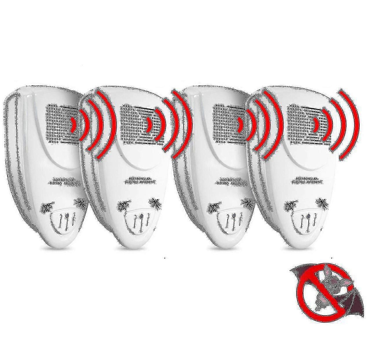 Ultrasonic Bat Repellent Pack Of 4 - Get Rid Of Bats In 72 Hours