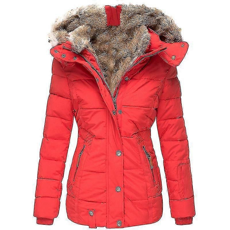 Women's Down Coat Winter Regular Warm Casual Daily Jacket Long Sleeve