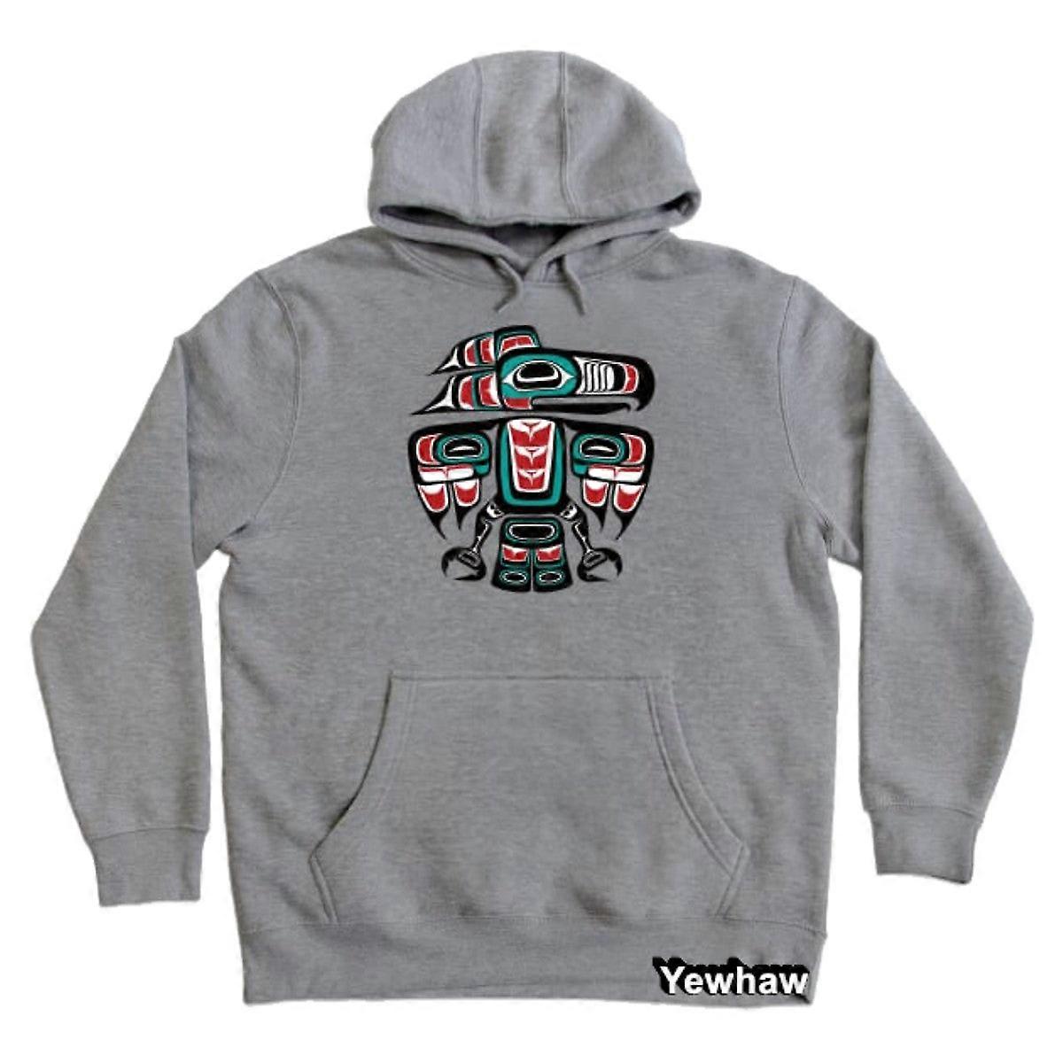 Manteau à capuchon totem Haven Native Tlingit
