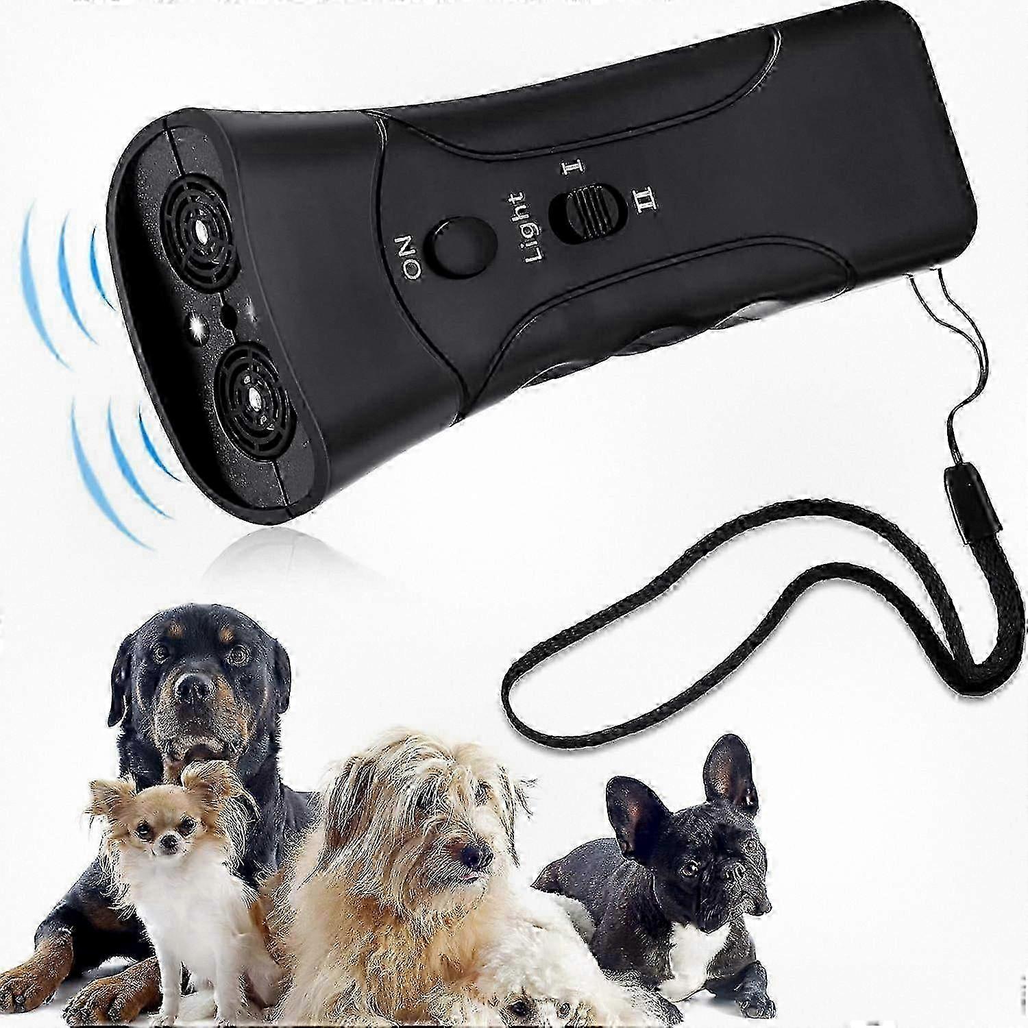 Ultrasonic Portable Dog Training Device with Dual Channel for Behavior Control