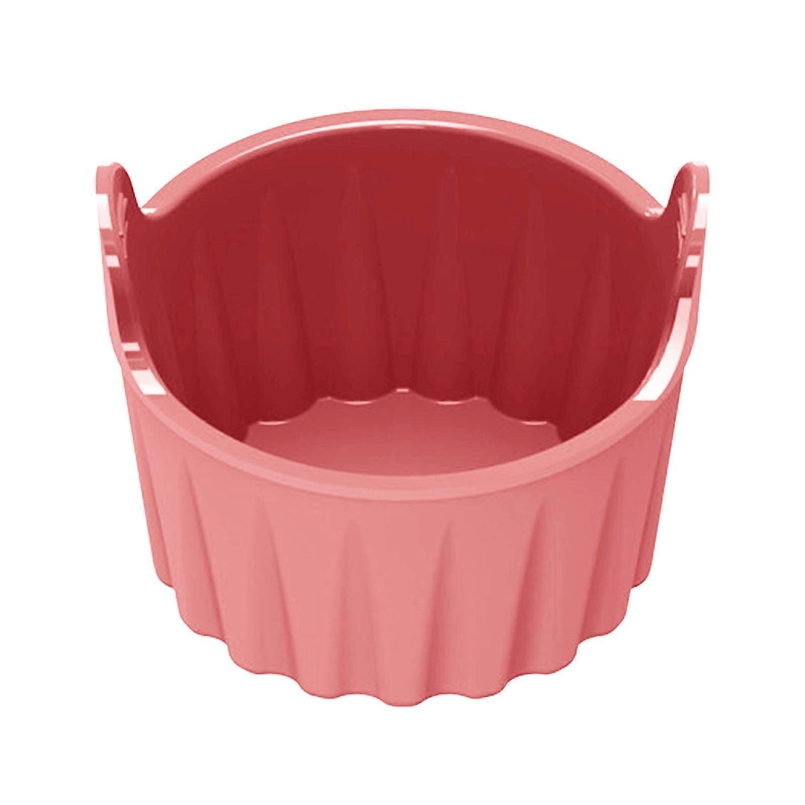 Zeceouar Fryer Poacher, Food Grade Non-stick Round Ramekins for Air Fryer Muffin Tray, Easy Release Baking Cups – Compatible with 3-4qt fryers