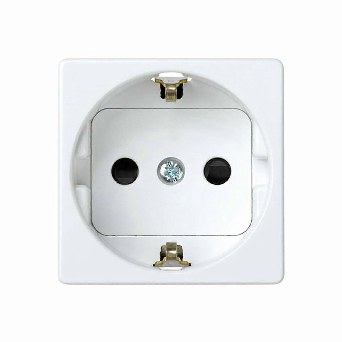 Plug socket Simon serie 27 White Schuko
