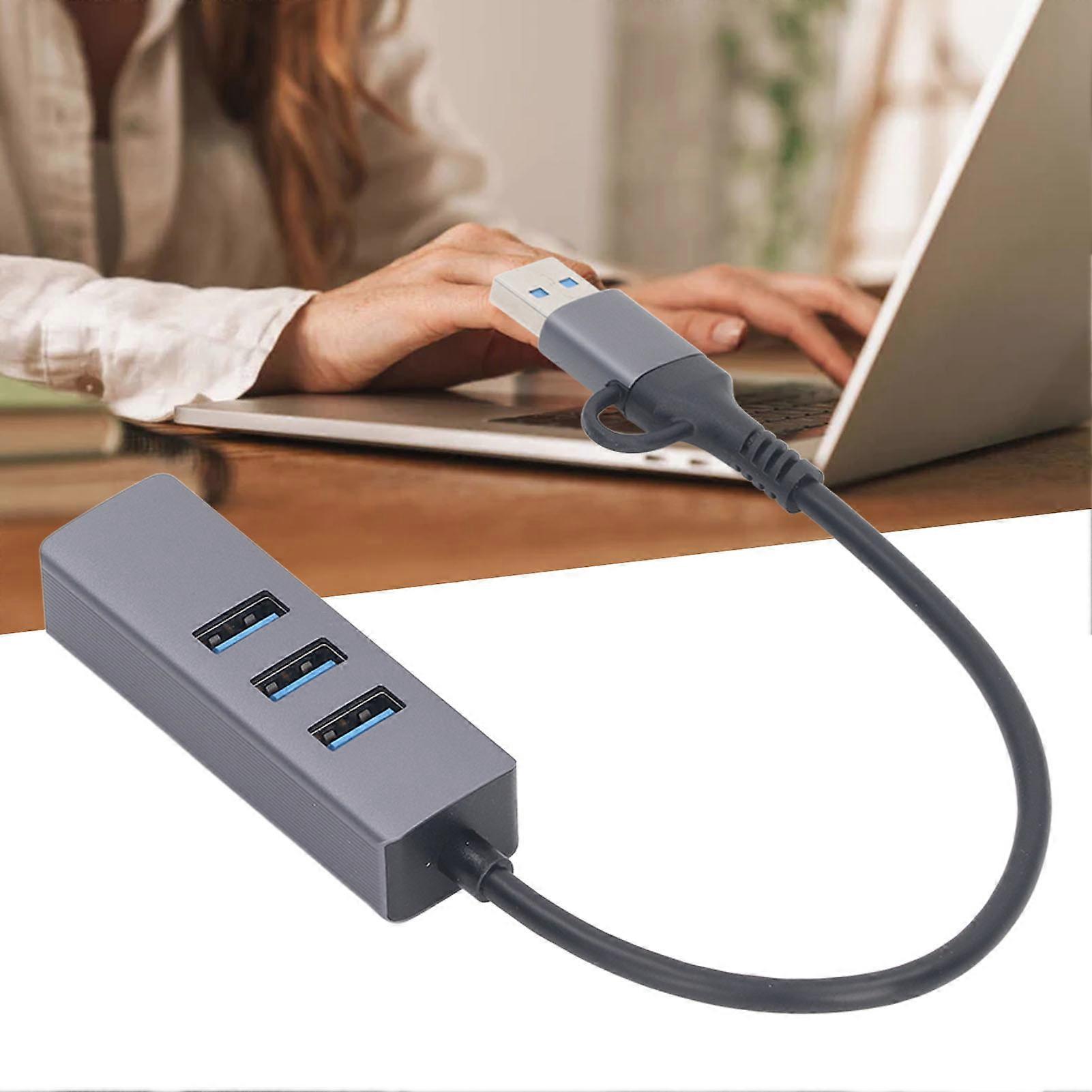 USB Hub Adapter Fast Transmition Multi Interface Plug and Play 1000 Gigabit Ethernet Converter RJ45 USB 3.0 